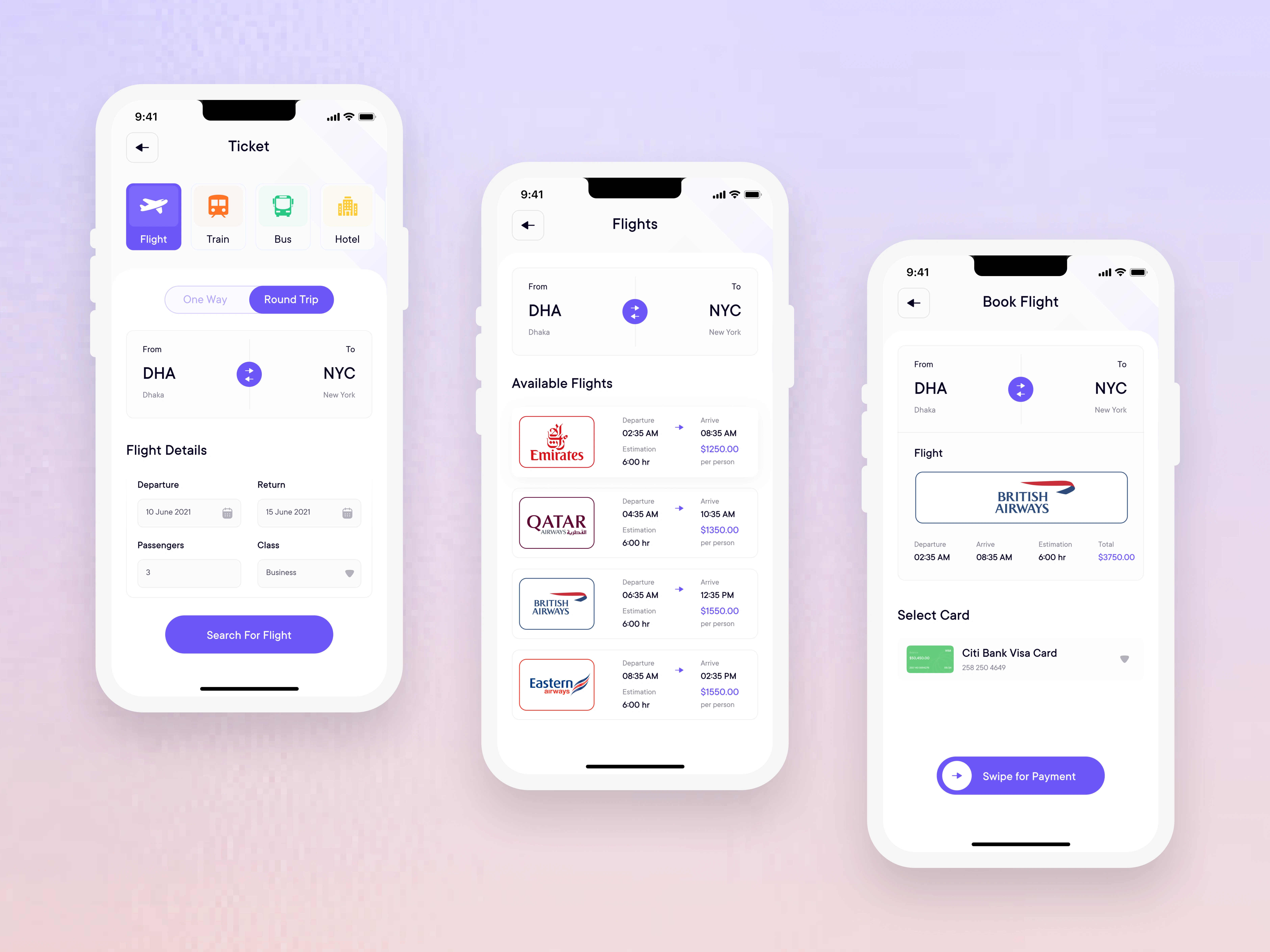 Compare flights, book instantly, and pay securely