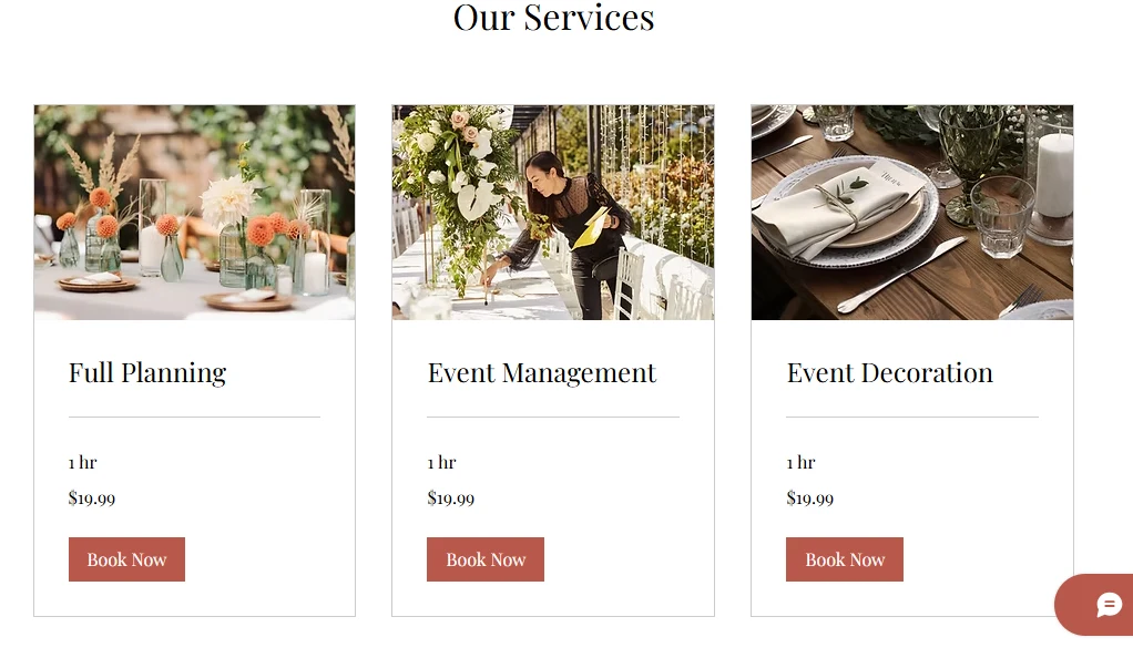 Unoptimized booing page with incorrect pricing