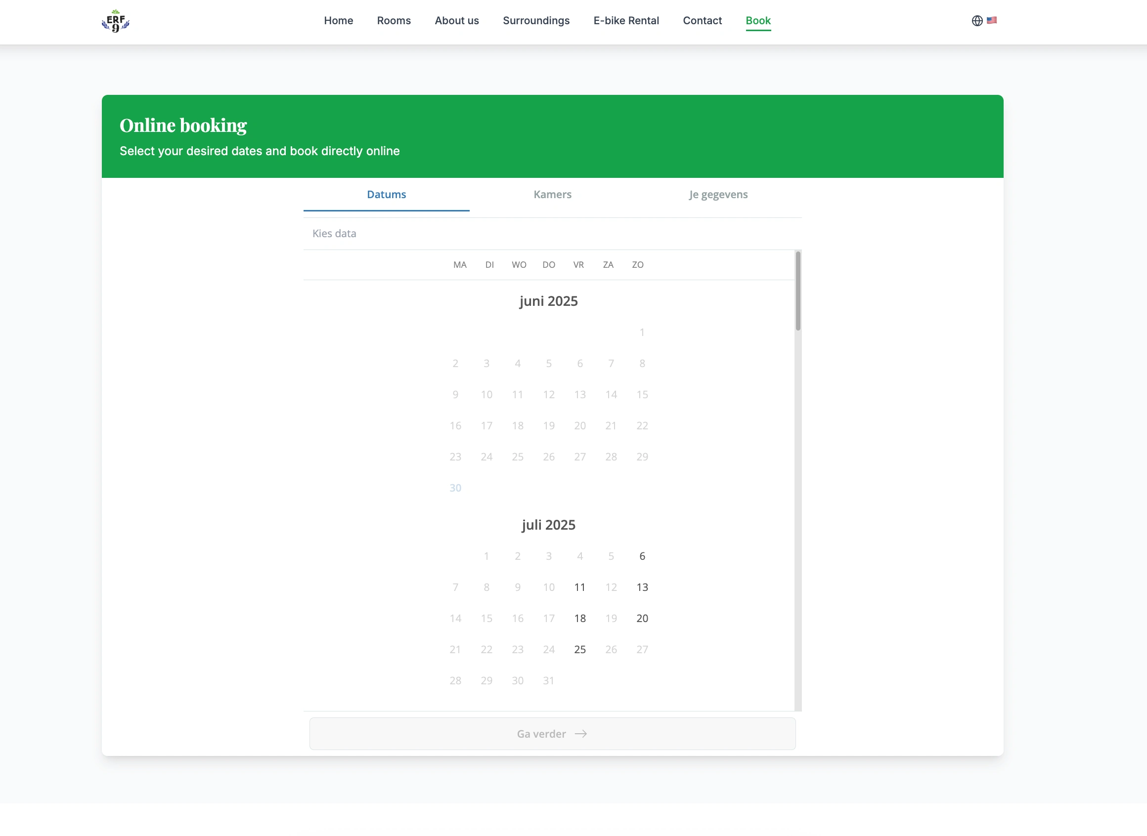 Enhanced booking system