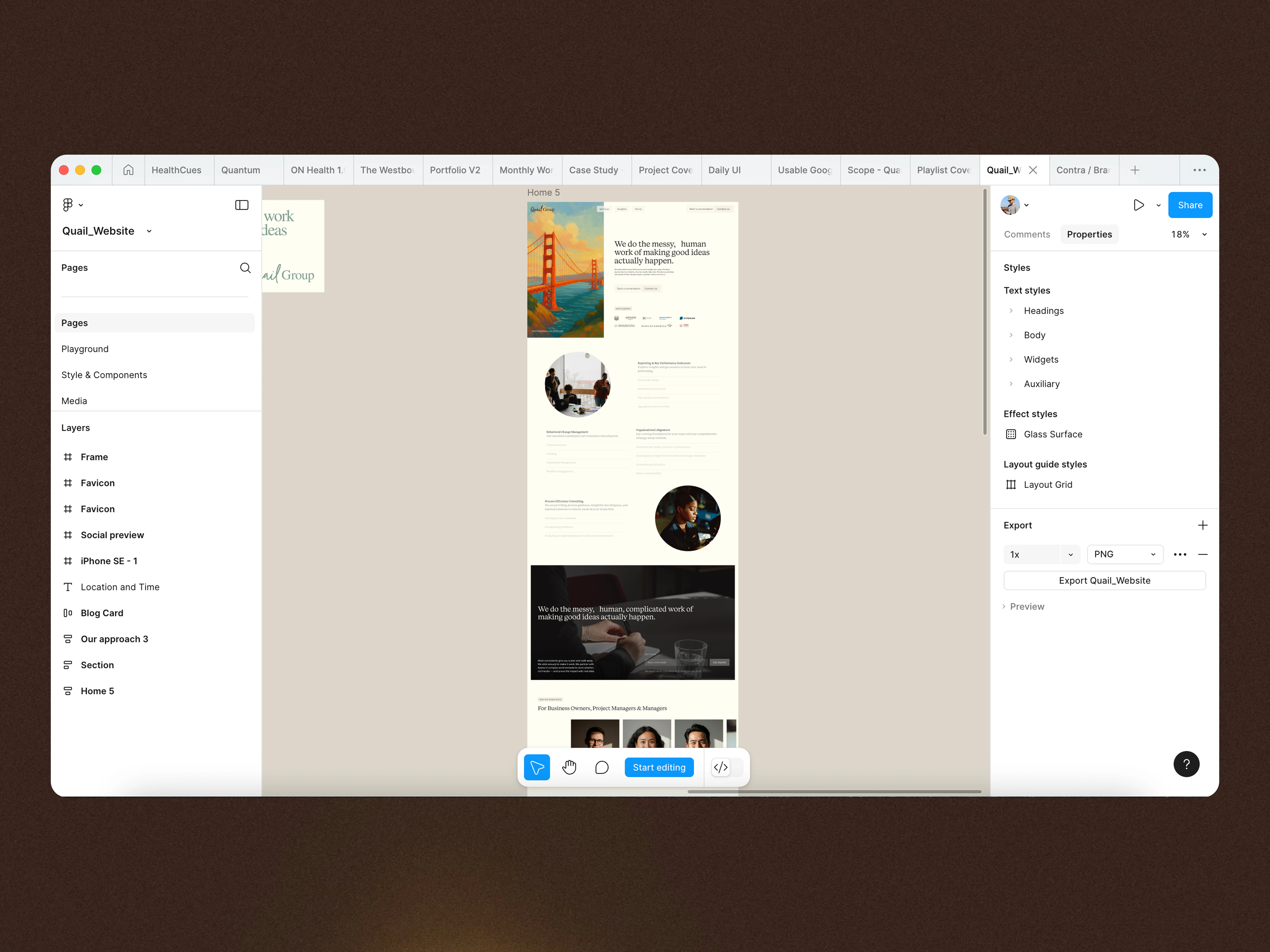 Desktop Design - initial concept via Arcjet