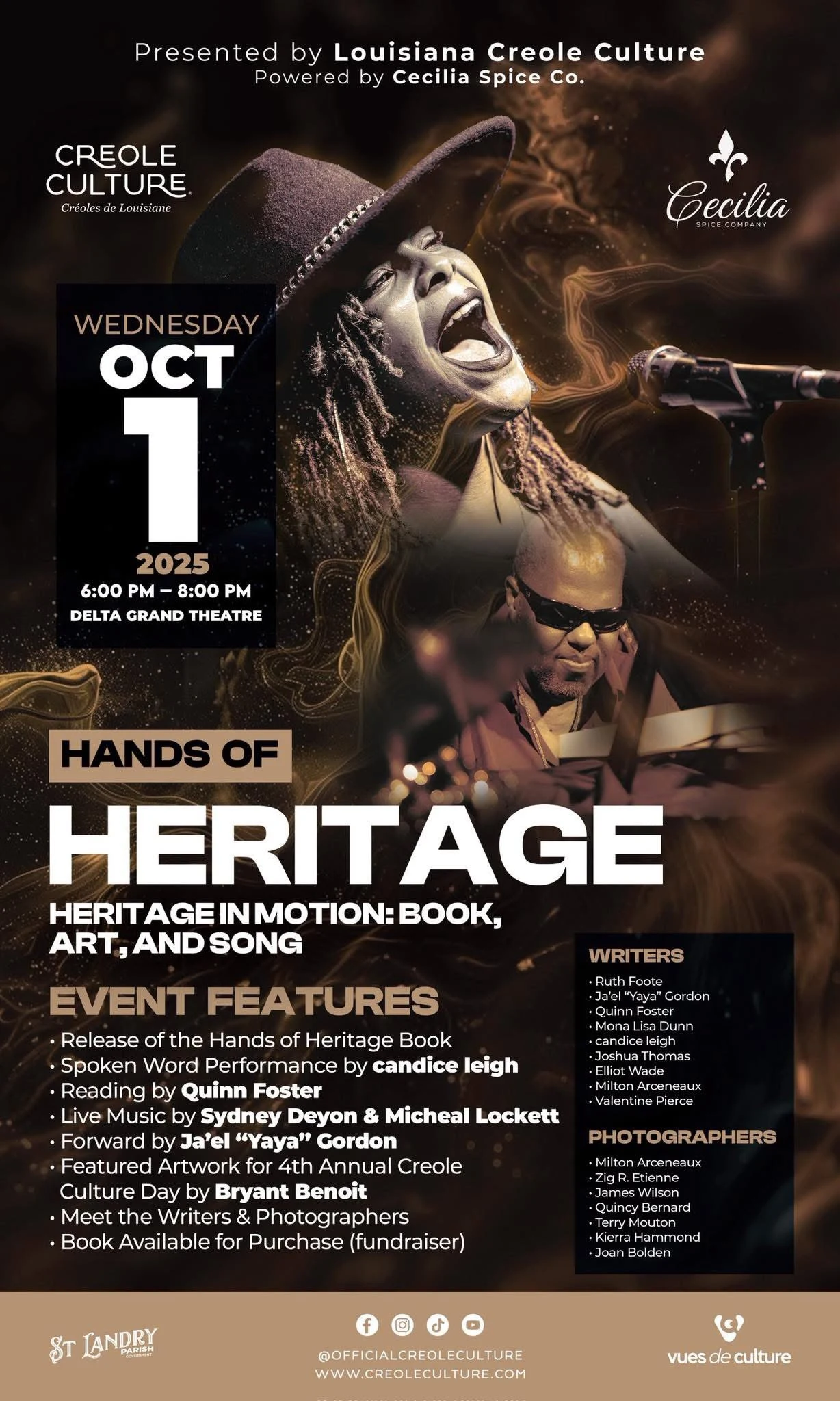 Heritage in Motion Event Flyer