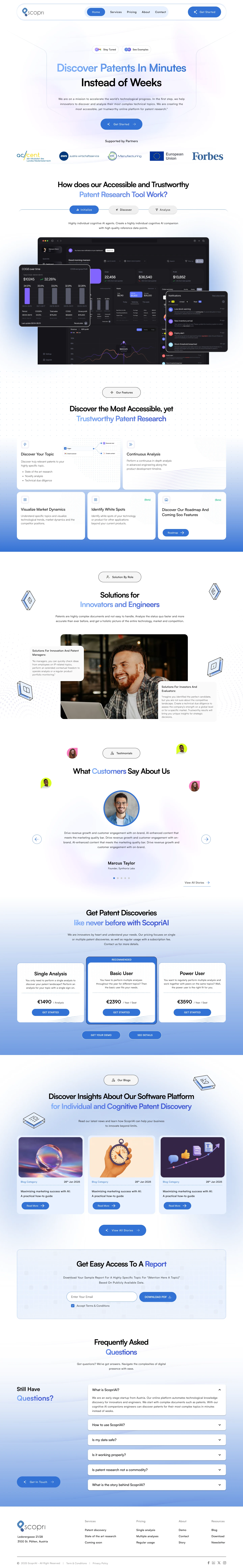 Home page design 