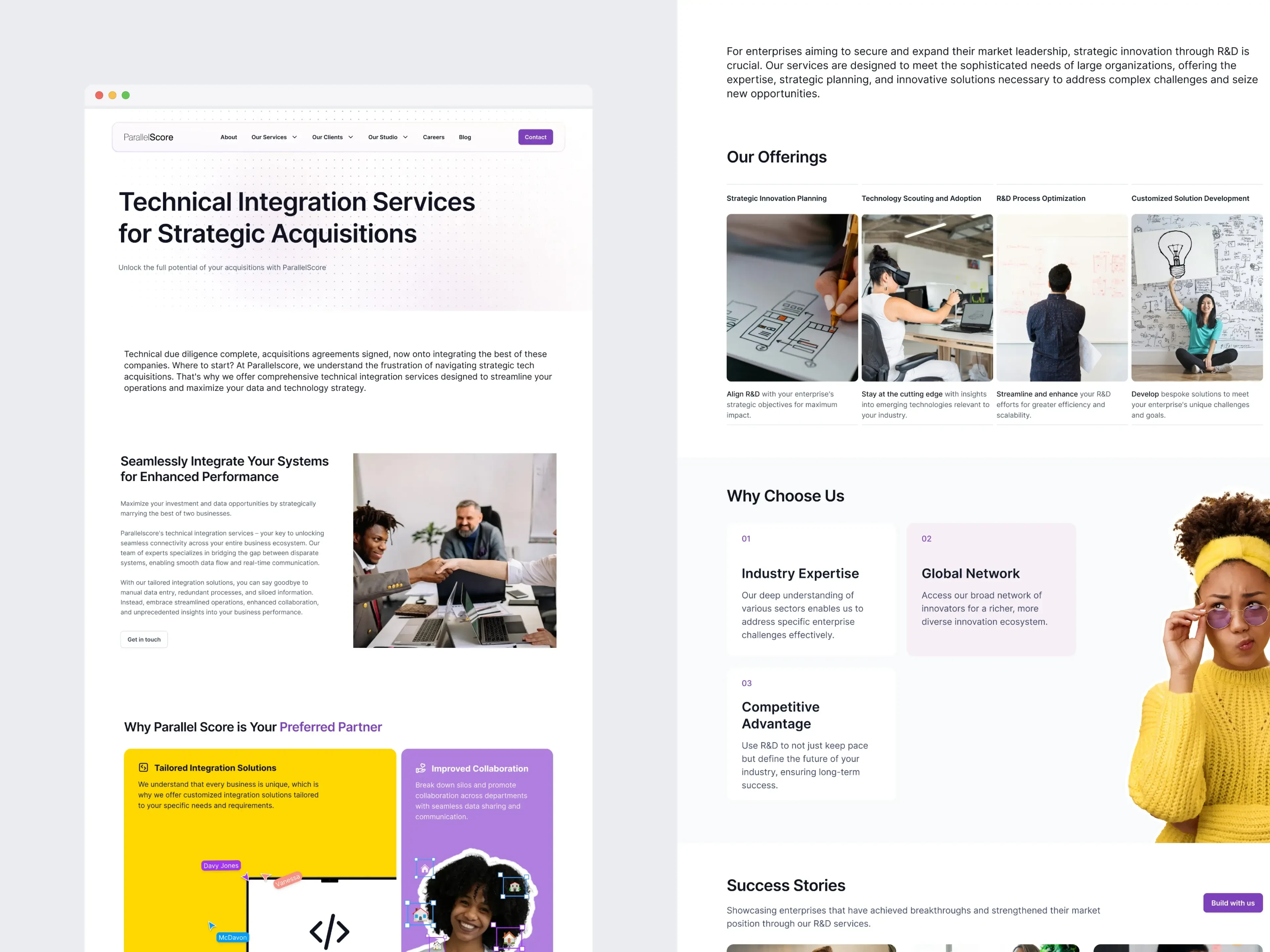 Image of website design