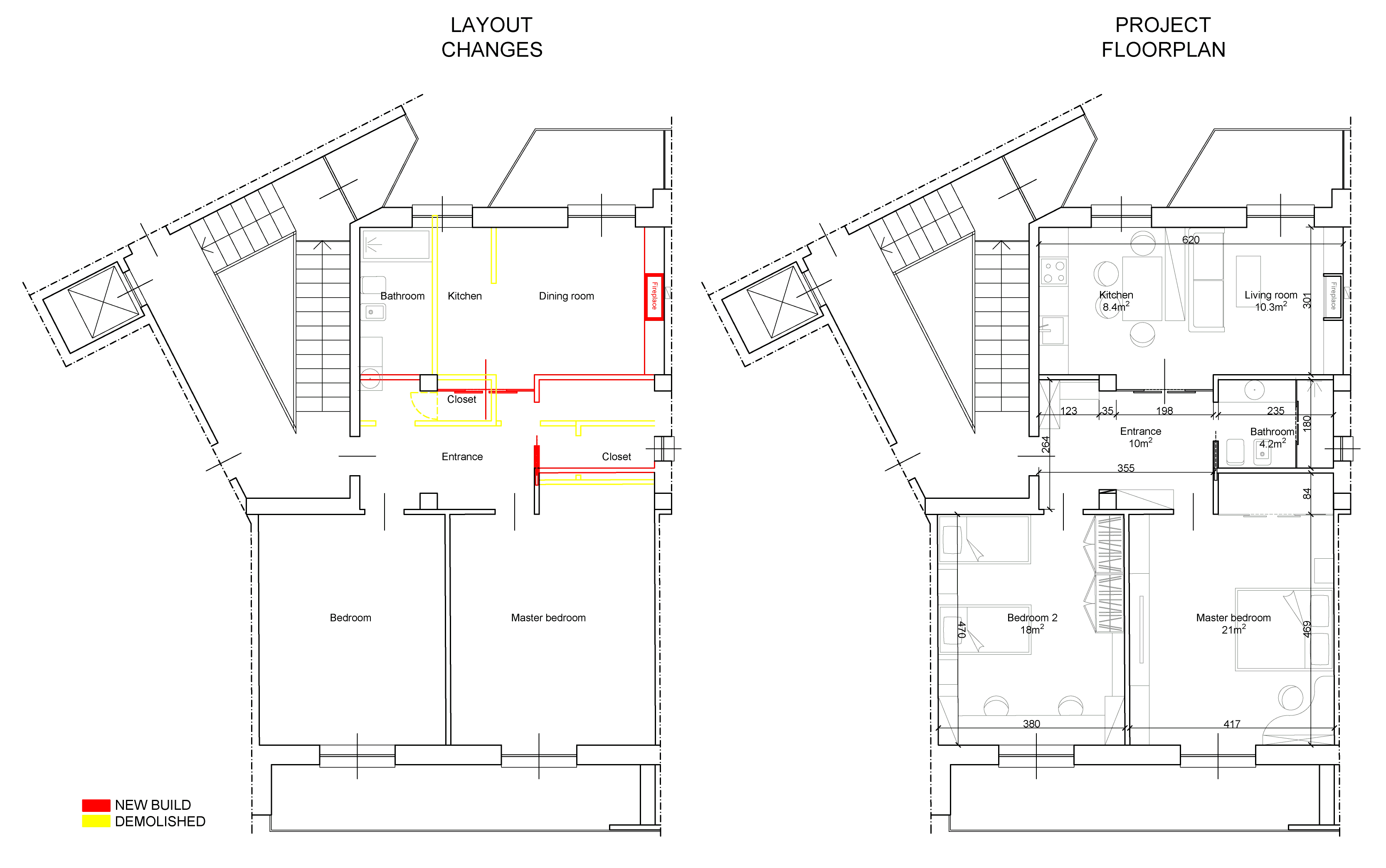 Floor plan changes