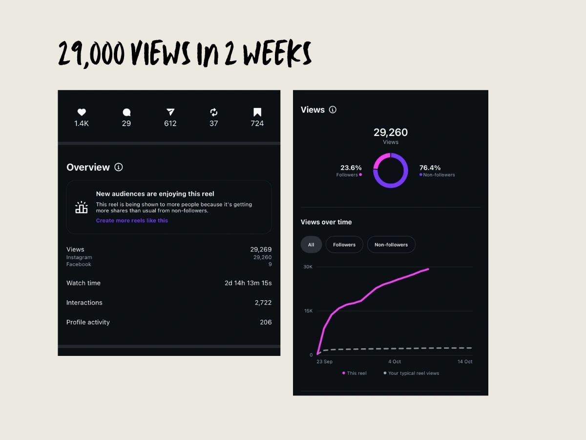 Attracted 29,000 views with over 1000 likes. Link below.