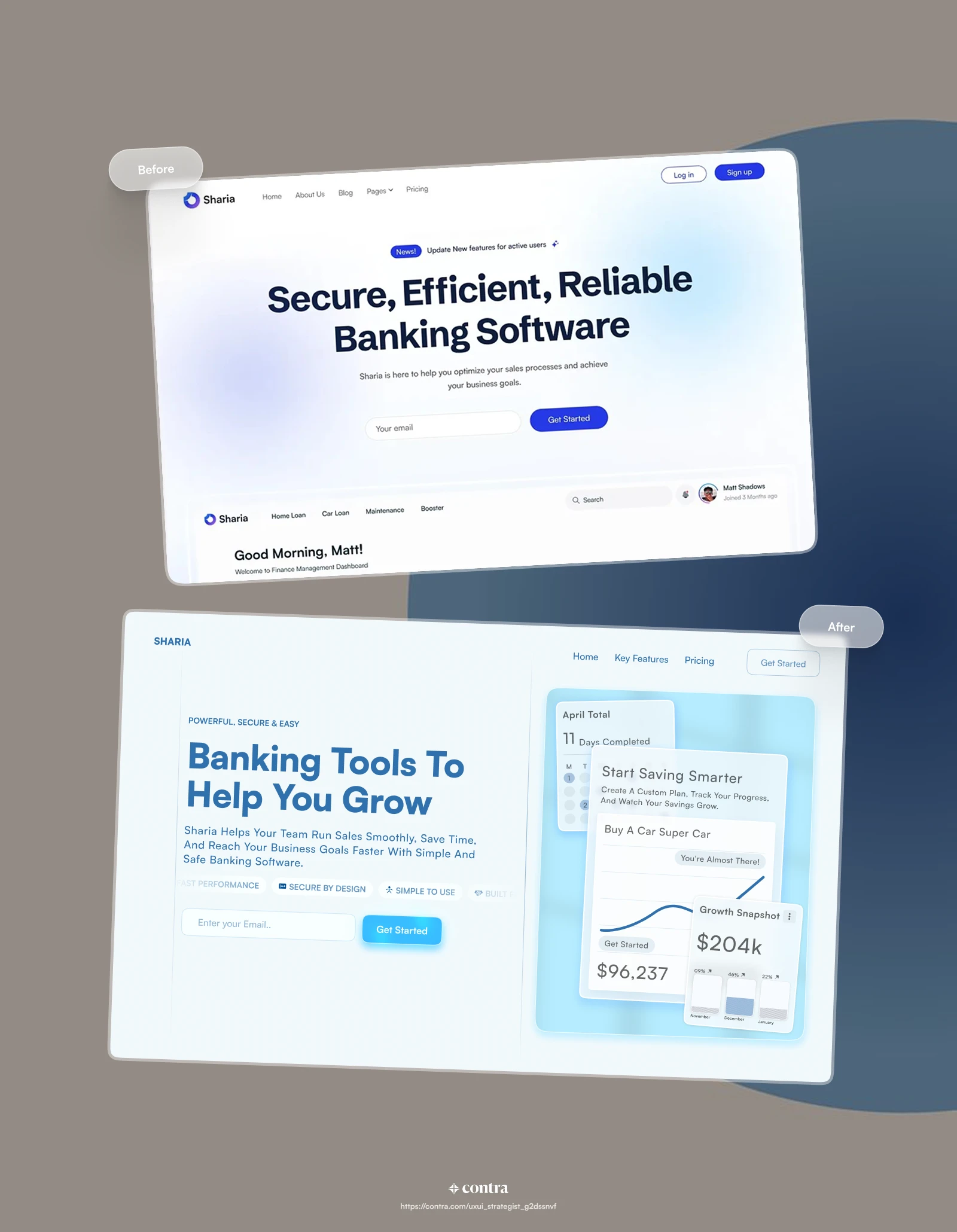Sharia Website Redesign / Transformation