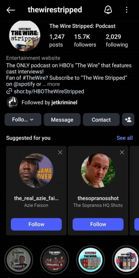 The Wire Stripped: Podcast Instagram