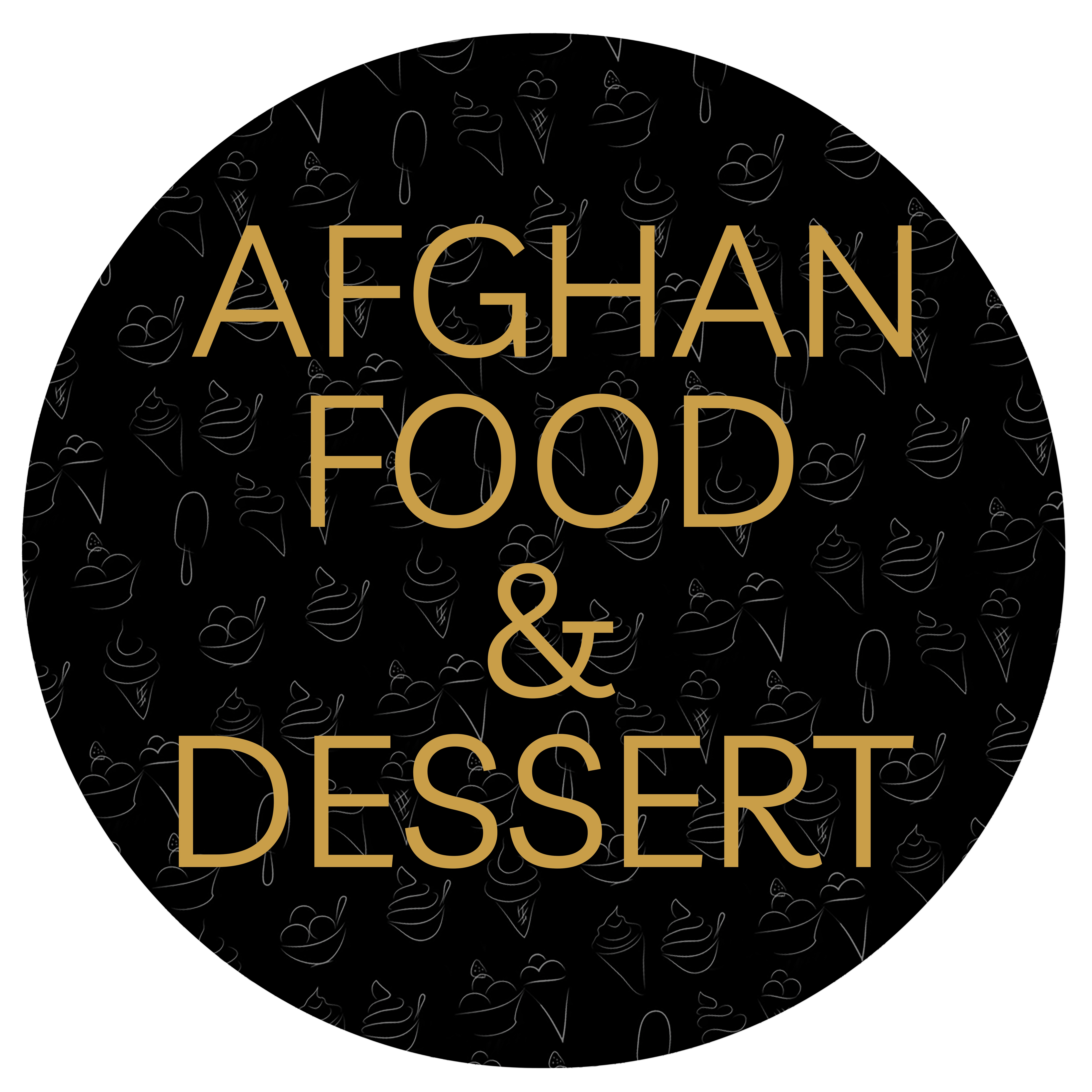 AFGHAN TASTE CIRCULAR BANNER