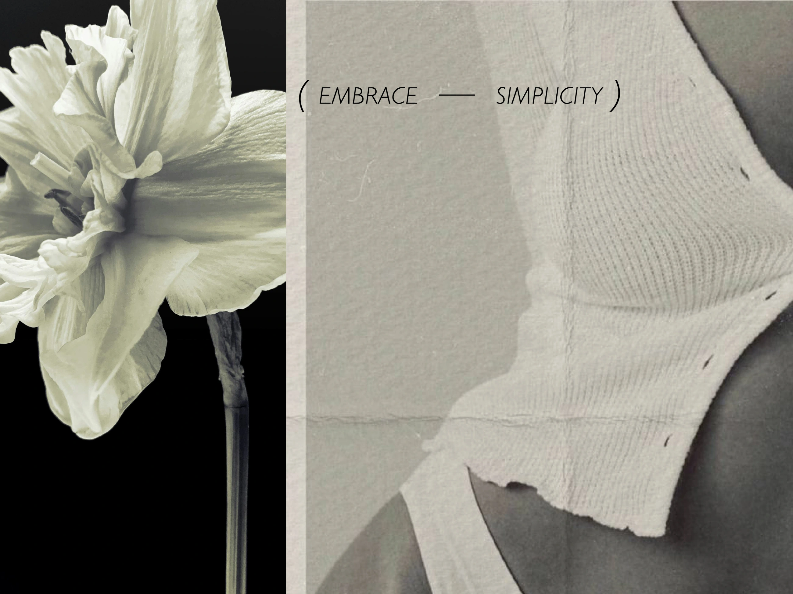 More visual cues are introduced to reflect the brand’s essence: delicate lighting, skin-close framing + a sense of quiet softness throughout.