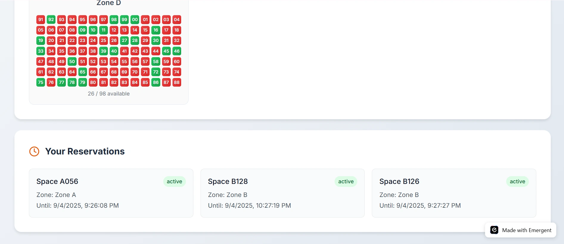 SmartPark - Reservations