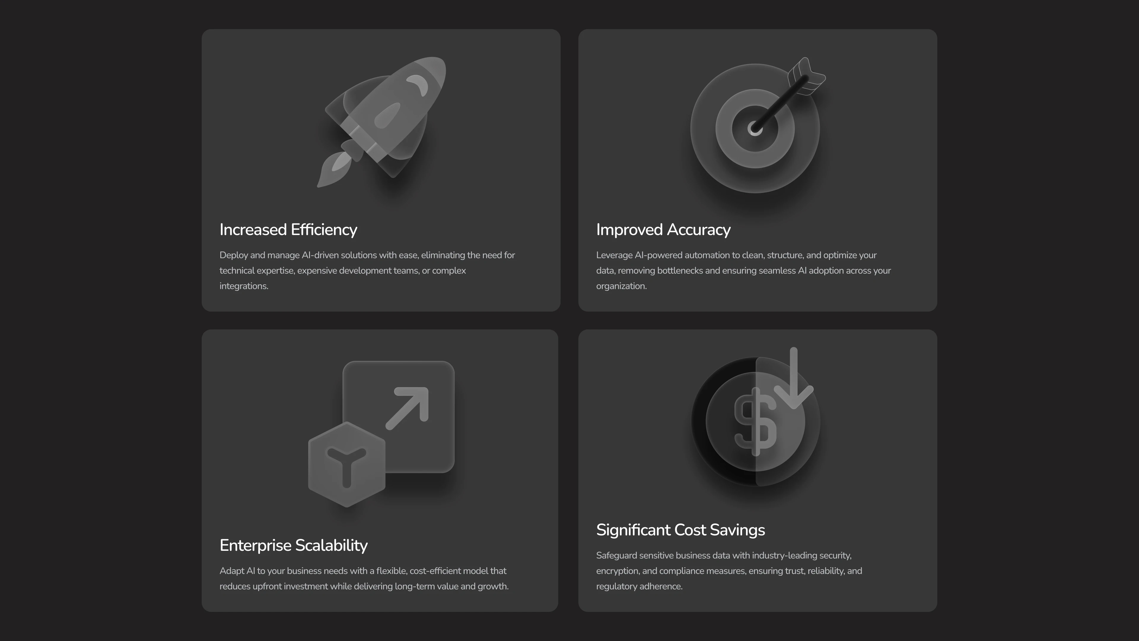 Glassmorphic Modern Web Graphics