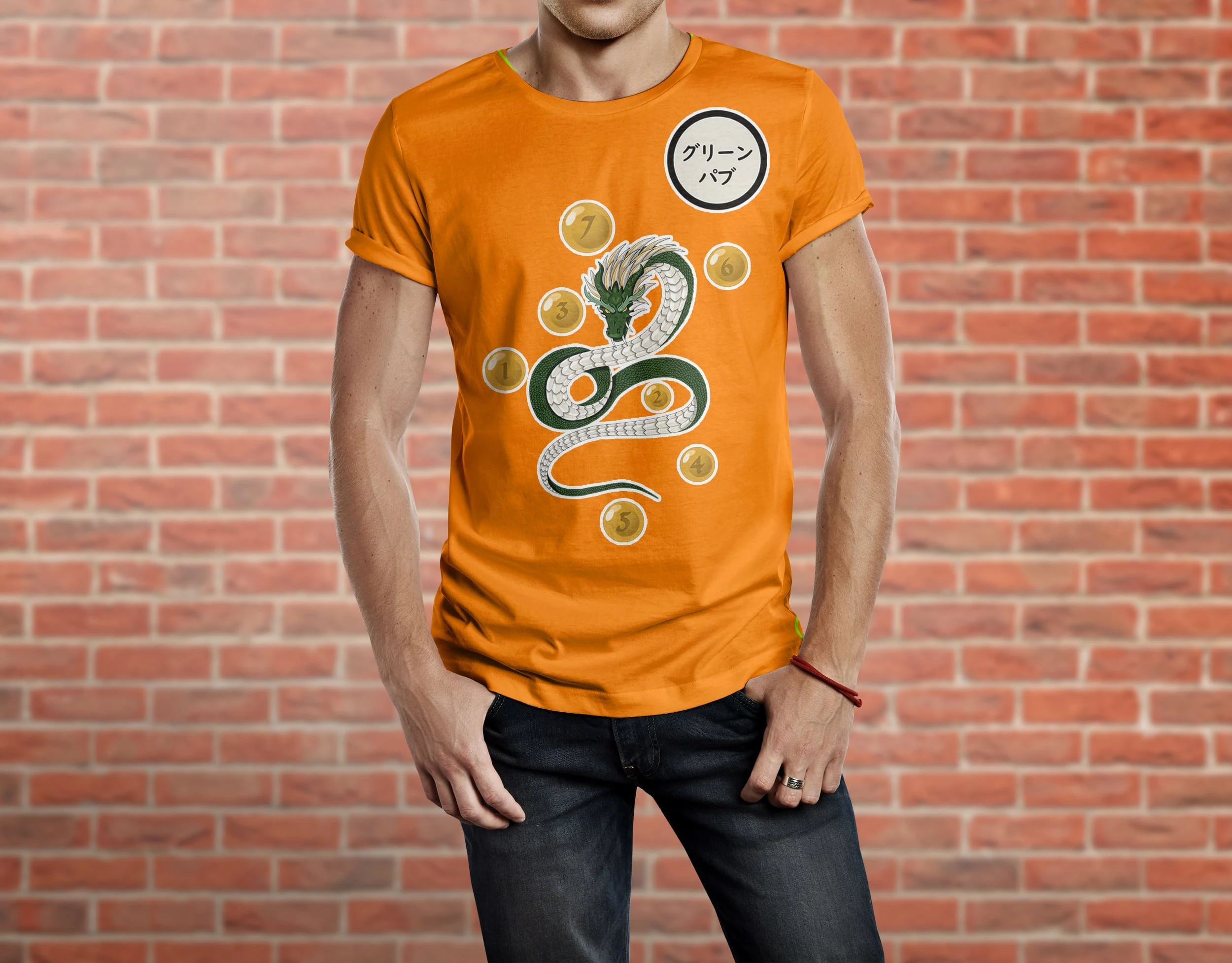 Green Pub T-shirt design 7° anniversary