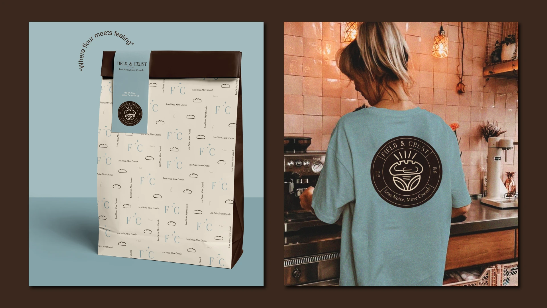 Bread Packaging and Logo application on apparel 