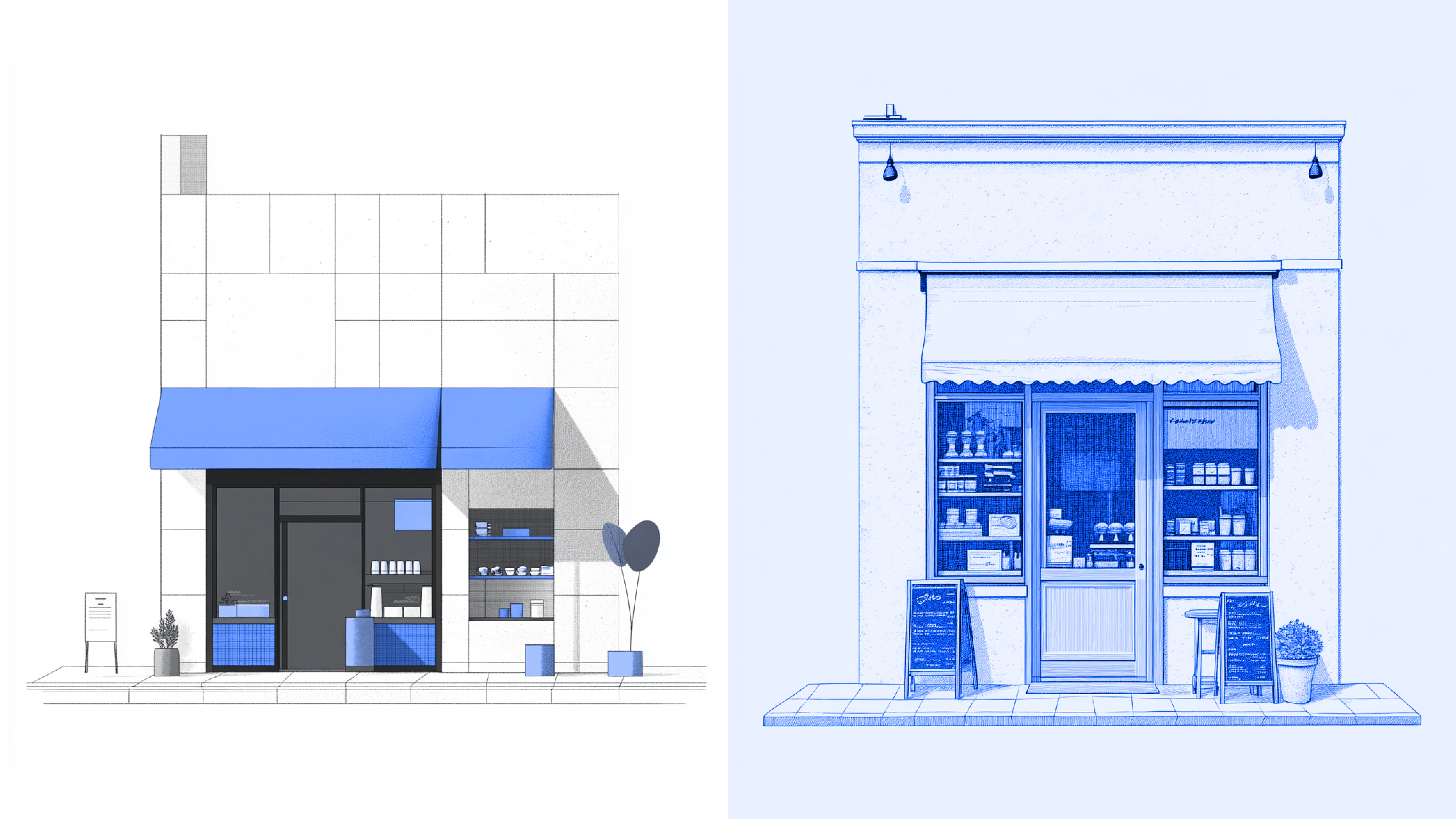 Initial exploration in Midjourney that was edited in Photoshop to adjust for brand colors.