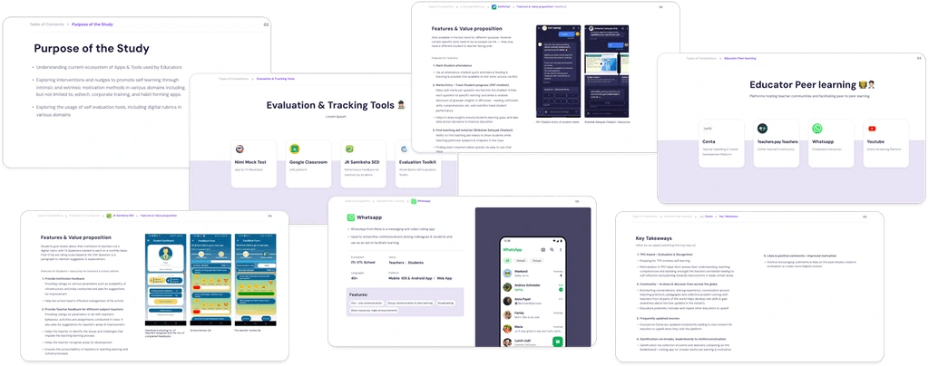 Competitive deck snippets