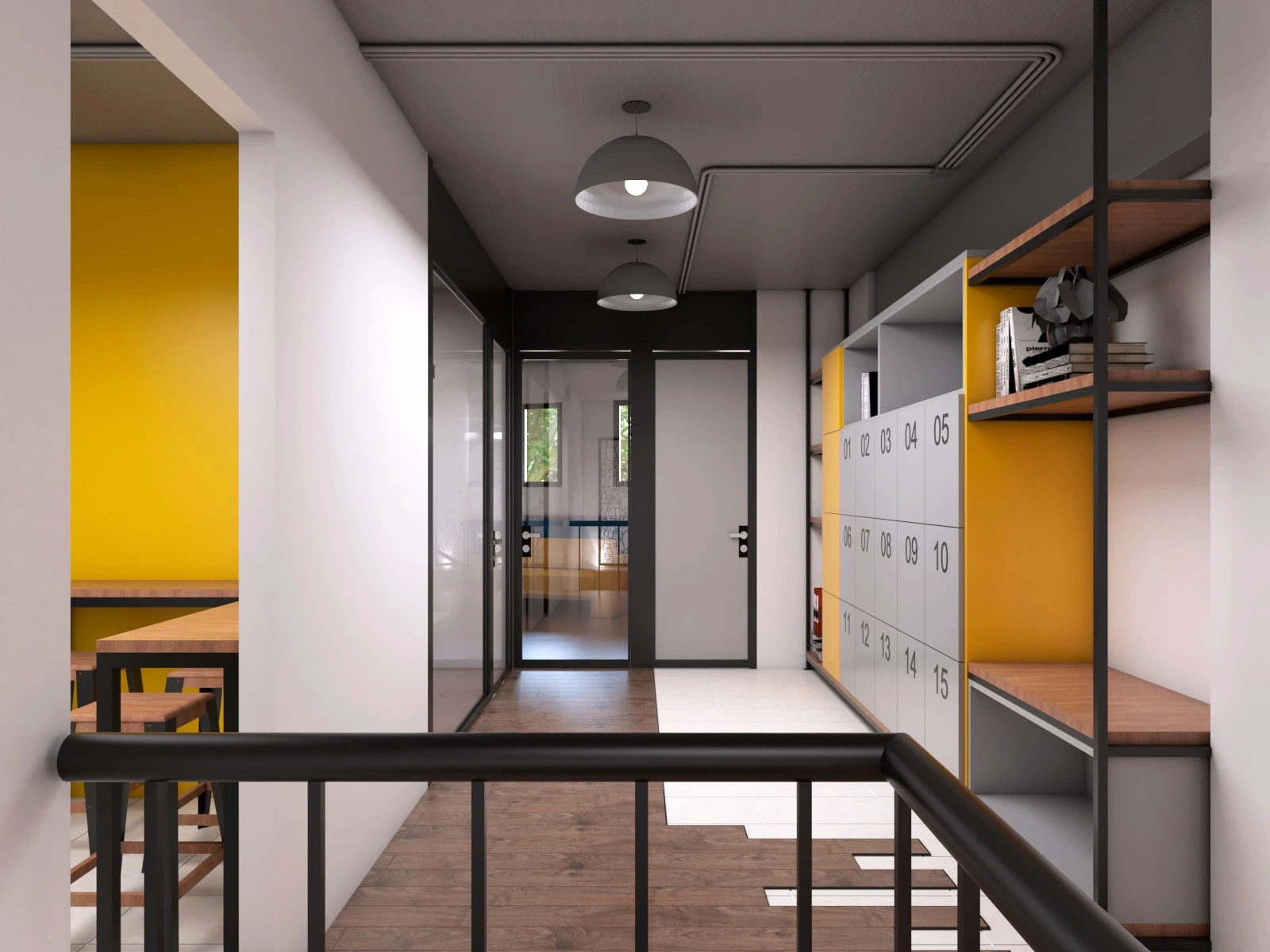 Render. Office P1, view #2