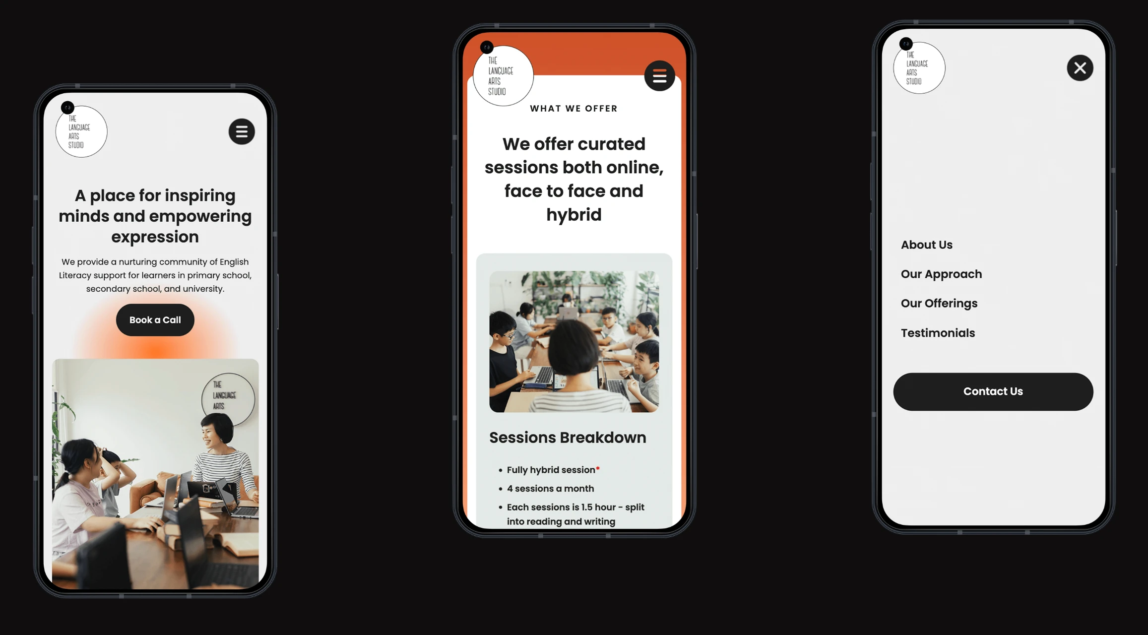 Ensuring website was made responsive in commonly used screens