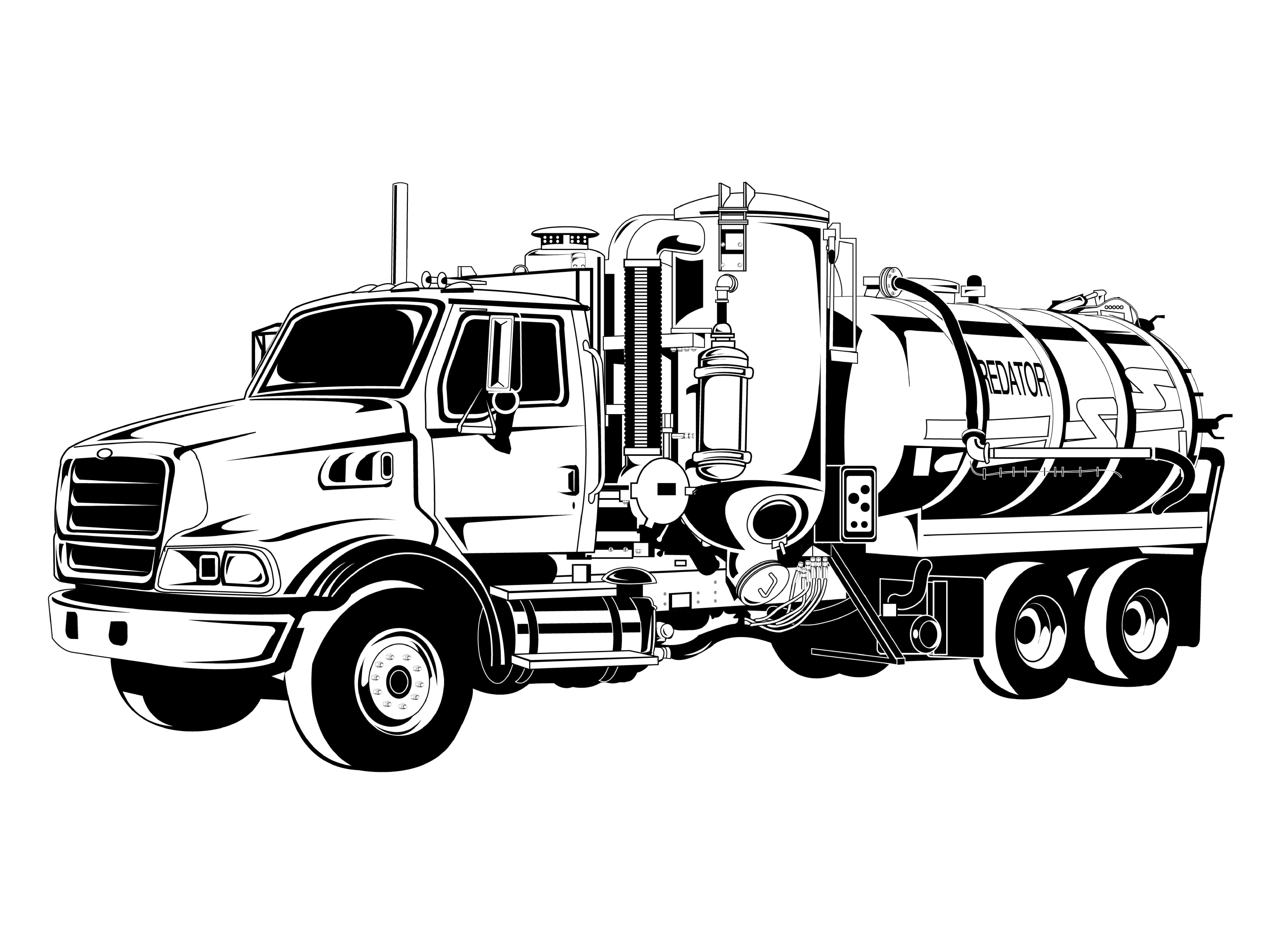 Digital Illustration of Machine