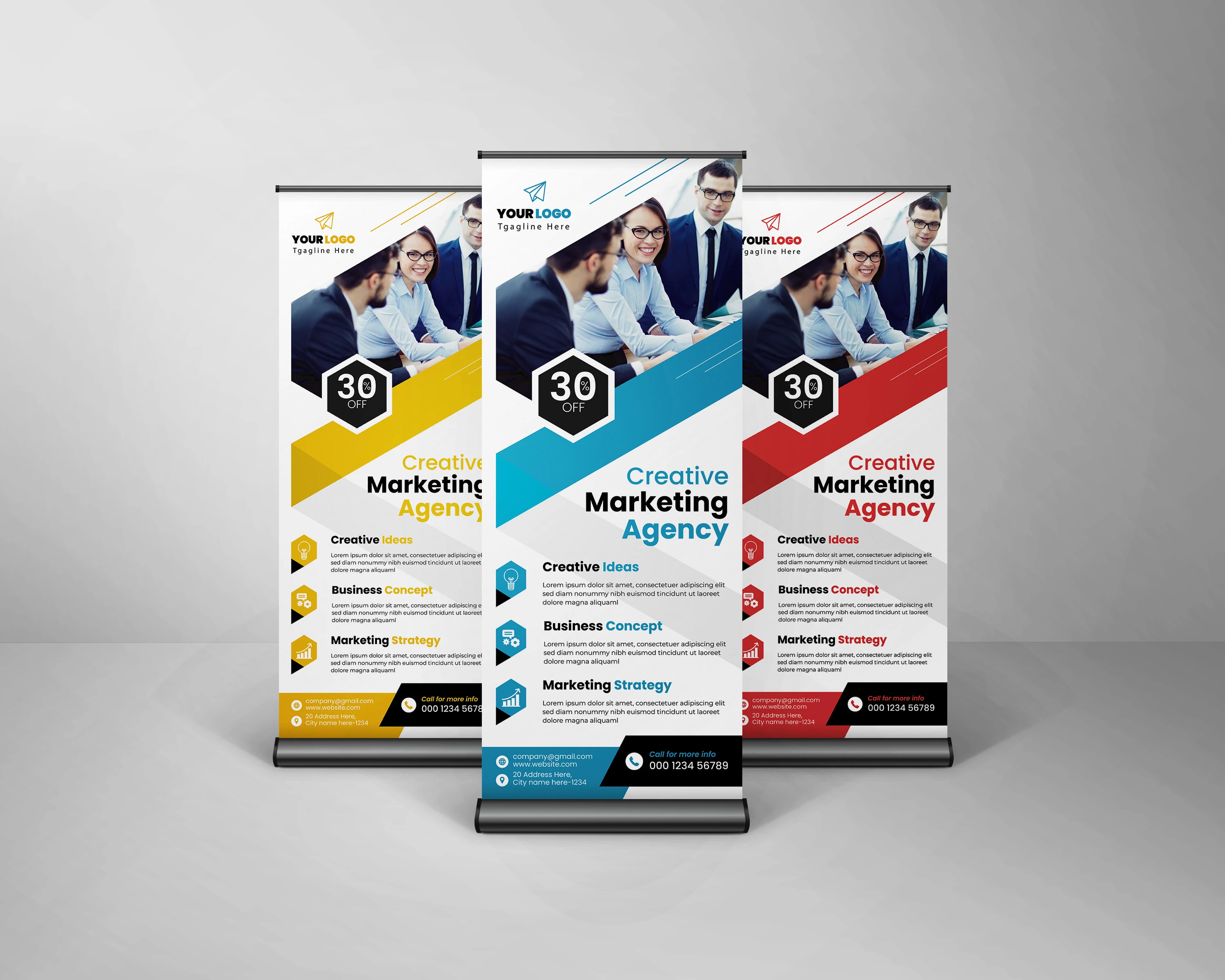 Roll up banner Design 