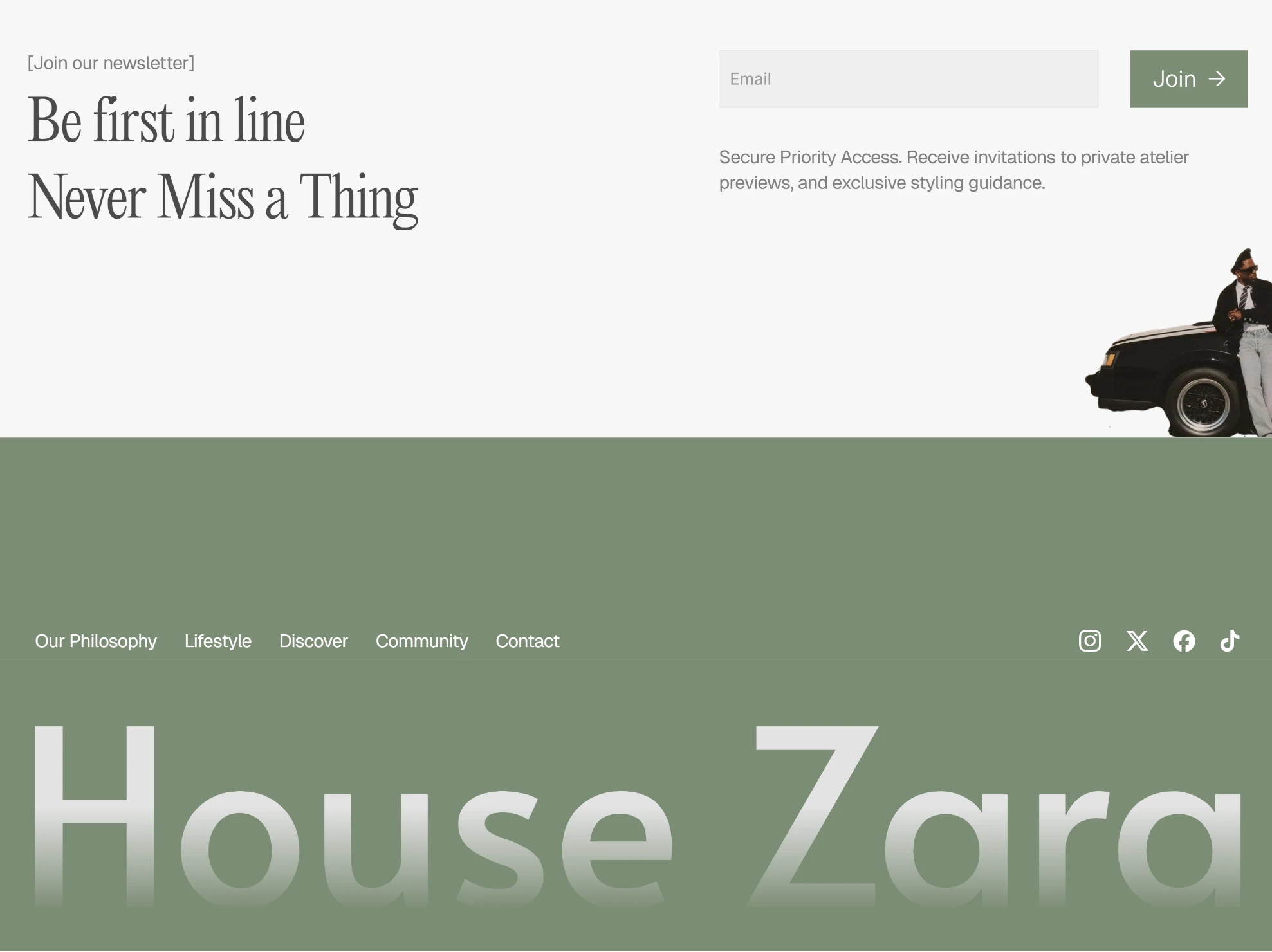 RESPONSIVE  FOOTER SECTION 