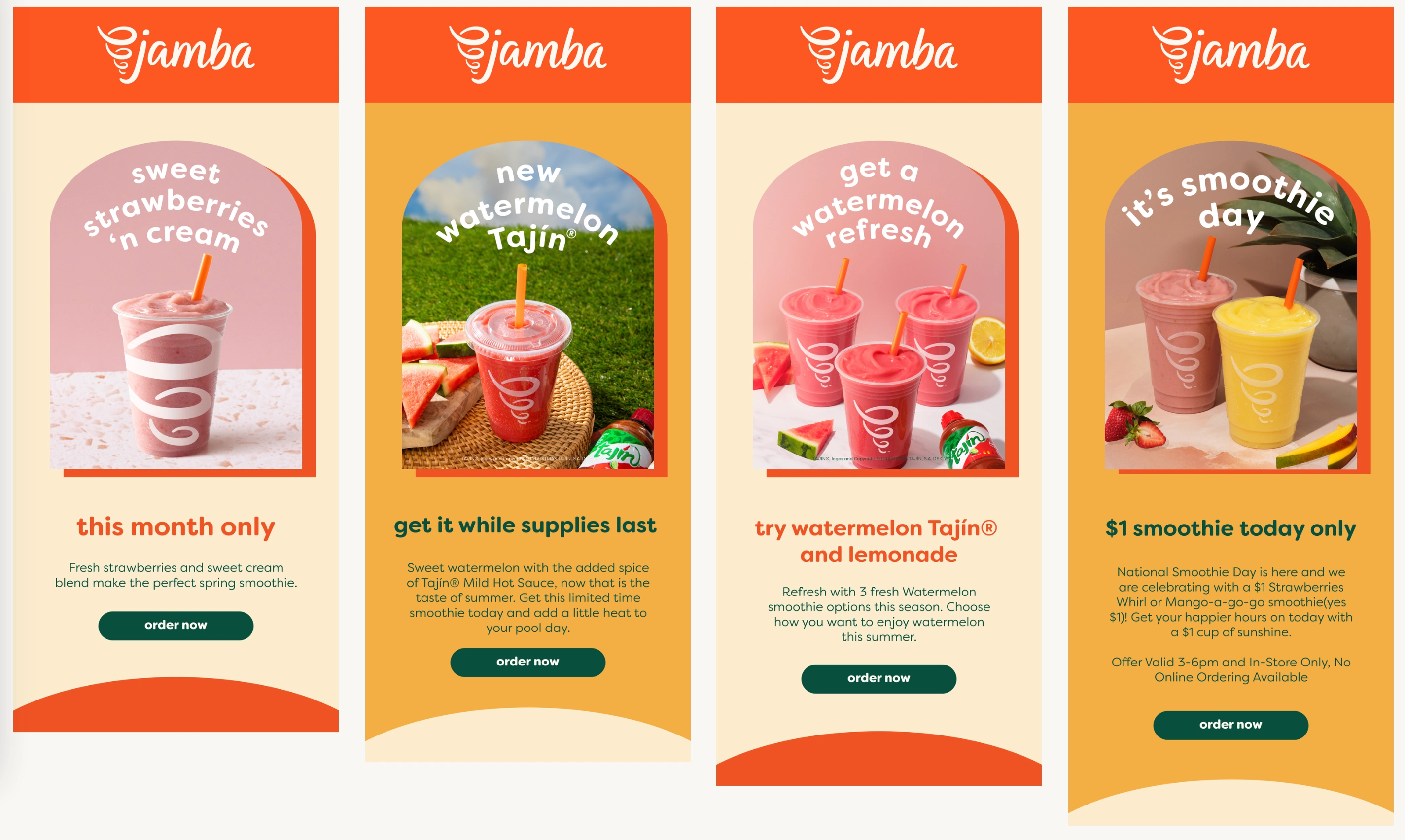 Jamba Hello Sunshine emails 2024