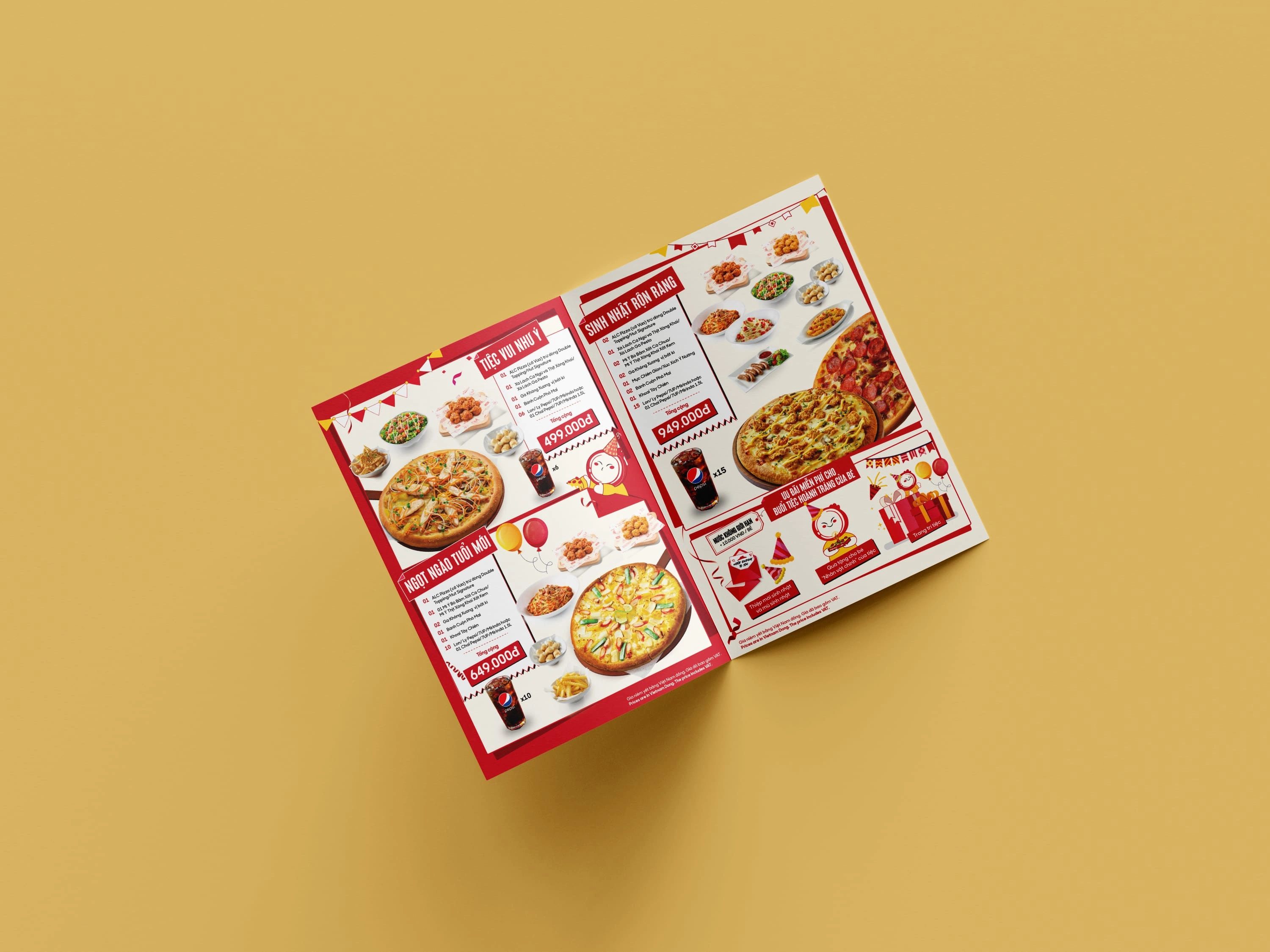 Inside the Birthday Menu