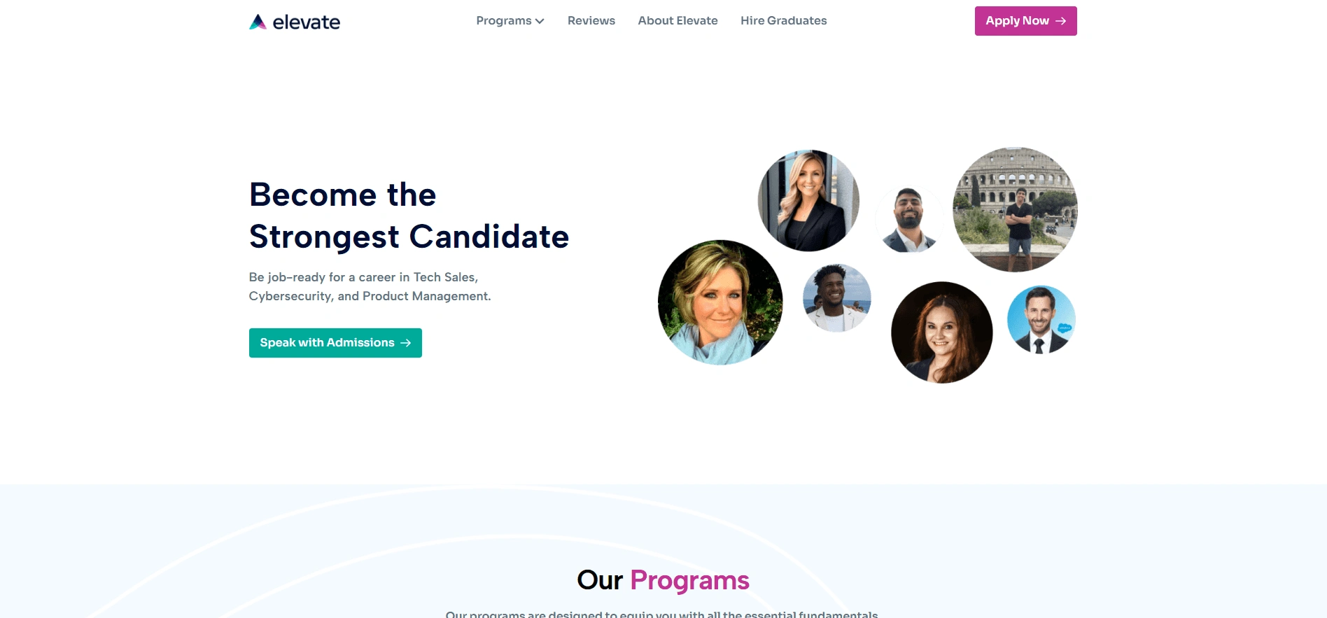"Landing page preview"