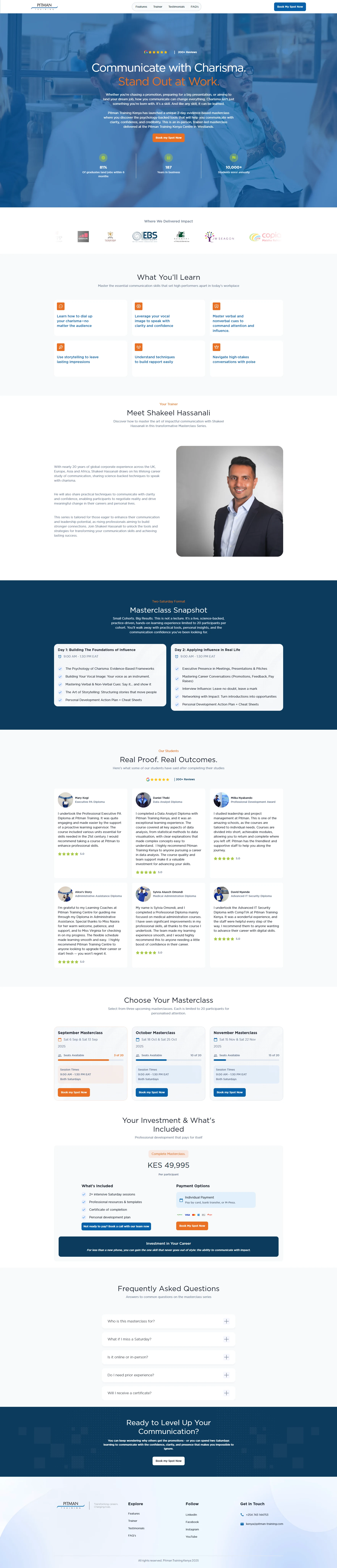 Pitman Landing Page