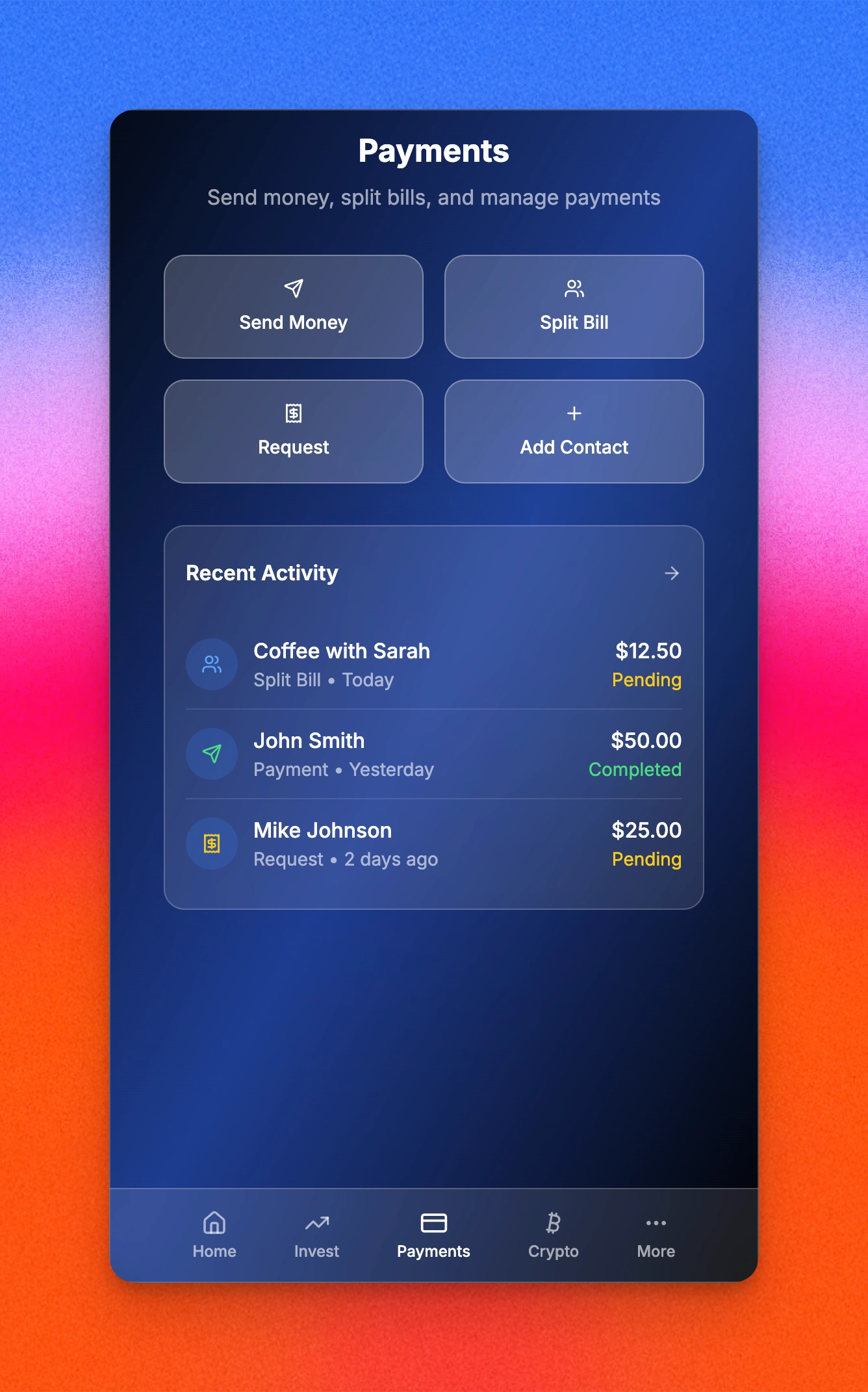 Payments