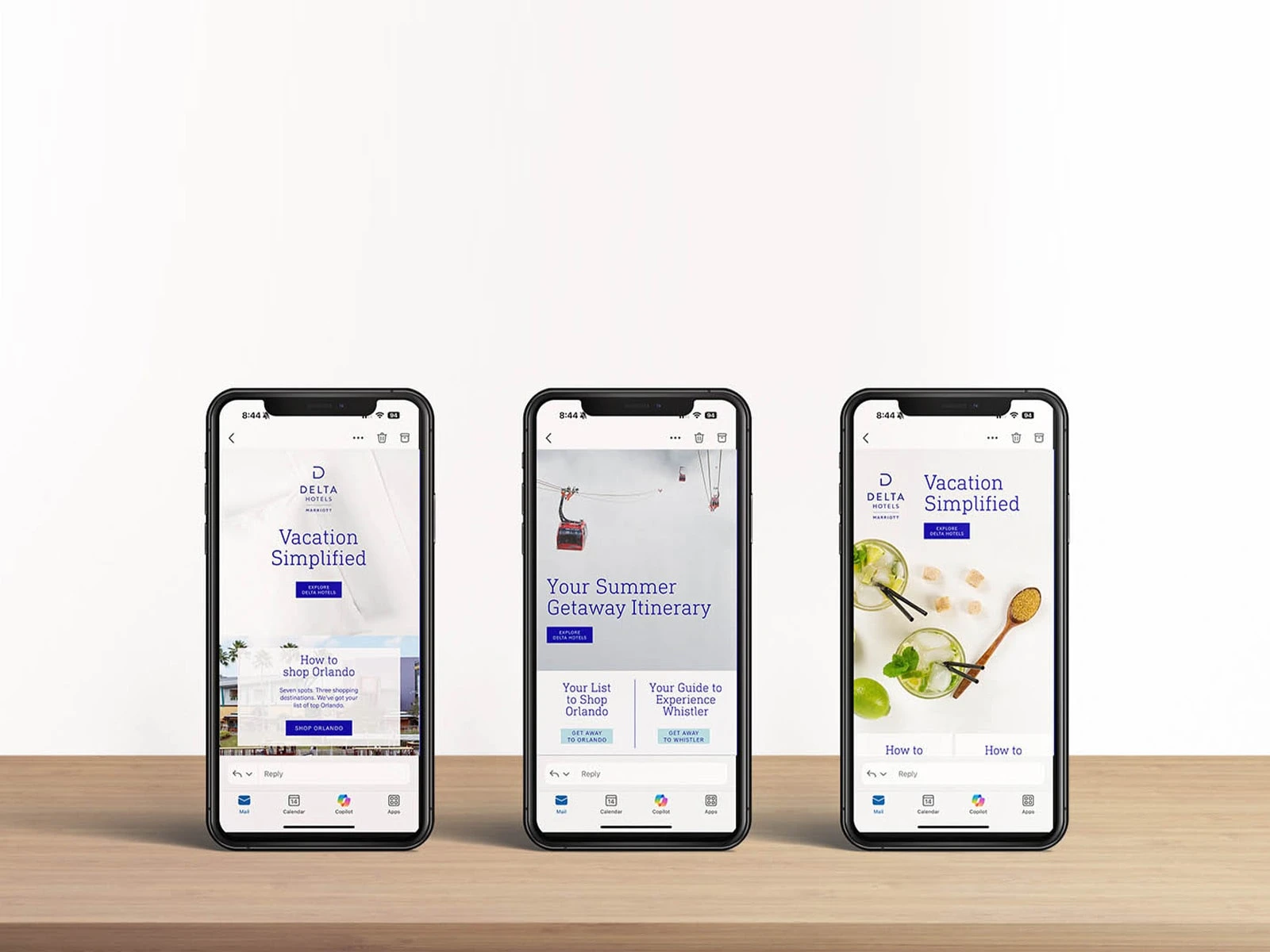 A series of email campaigns