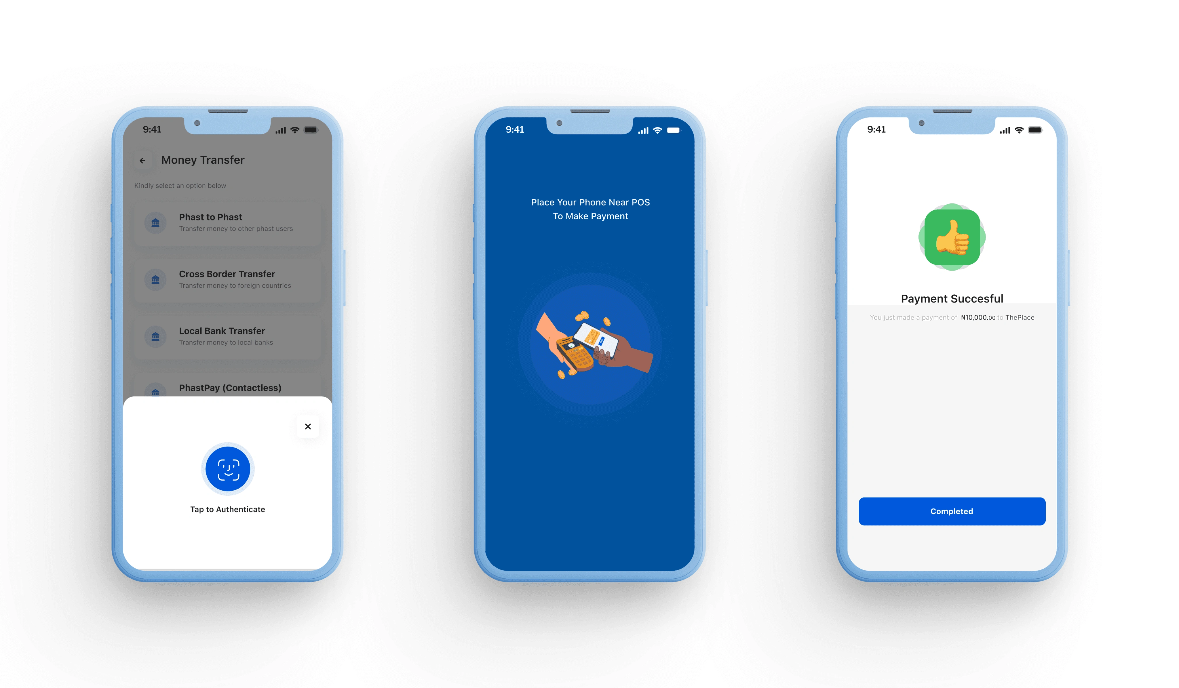 Contactless Payment Functionality Designs