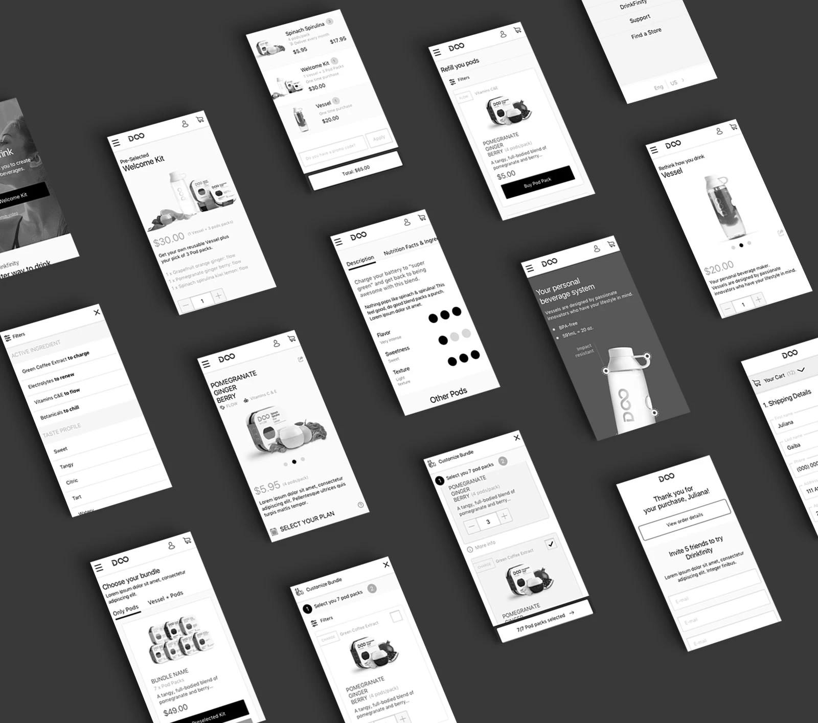 Mobile Wireframes