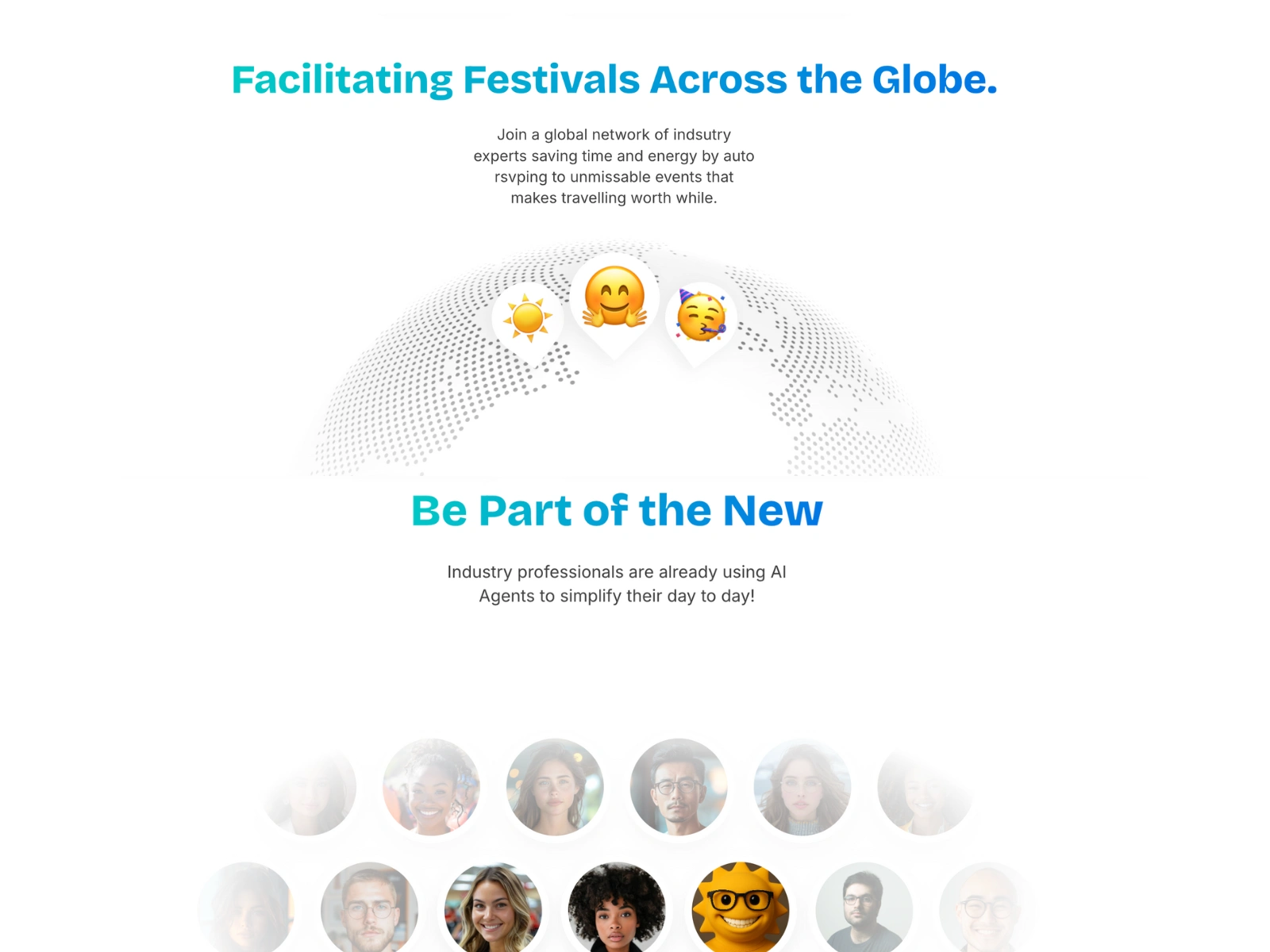 SunnyRSVP website designed on Framer