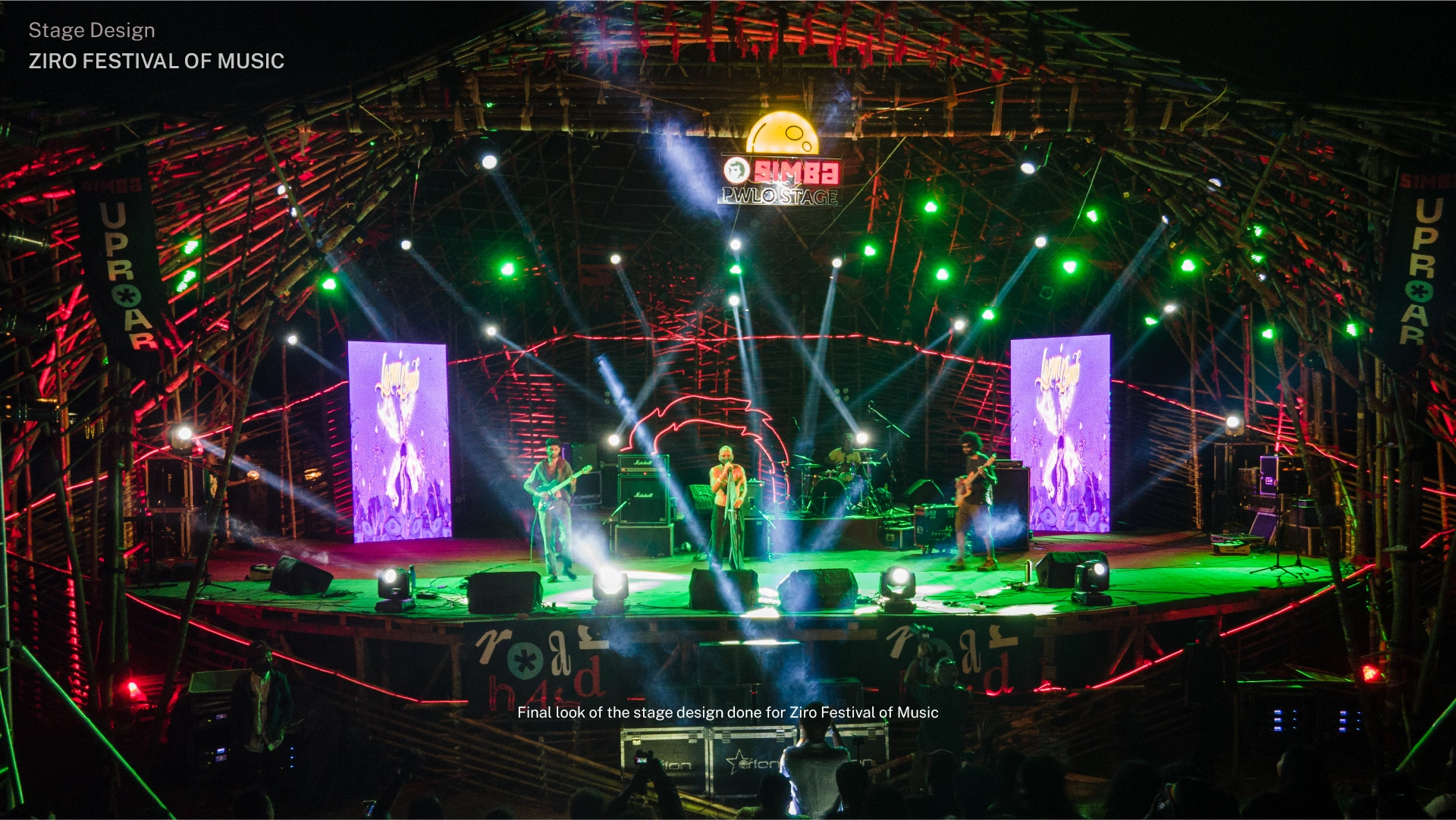 FINAL LOOK OF THE STAGE AT ZIRO FESTIVAL OF MUSIC