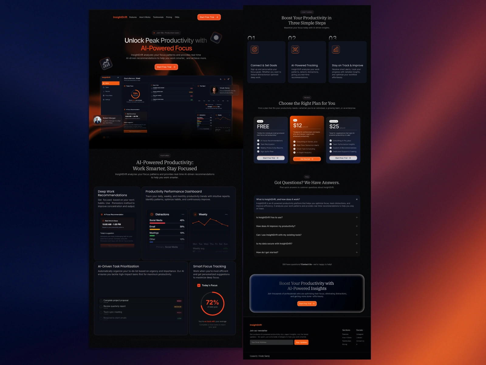 Full Landing page