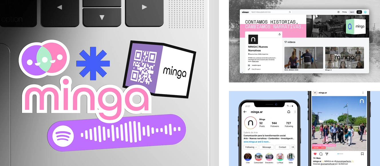 Stickers + Vimeo Update + Social Media Refresh