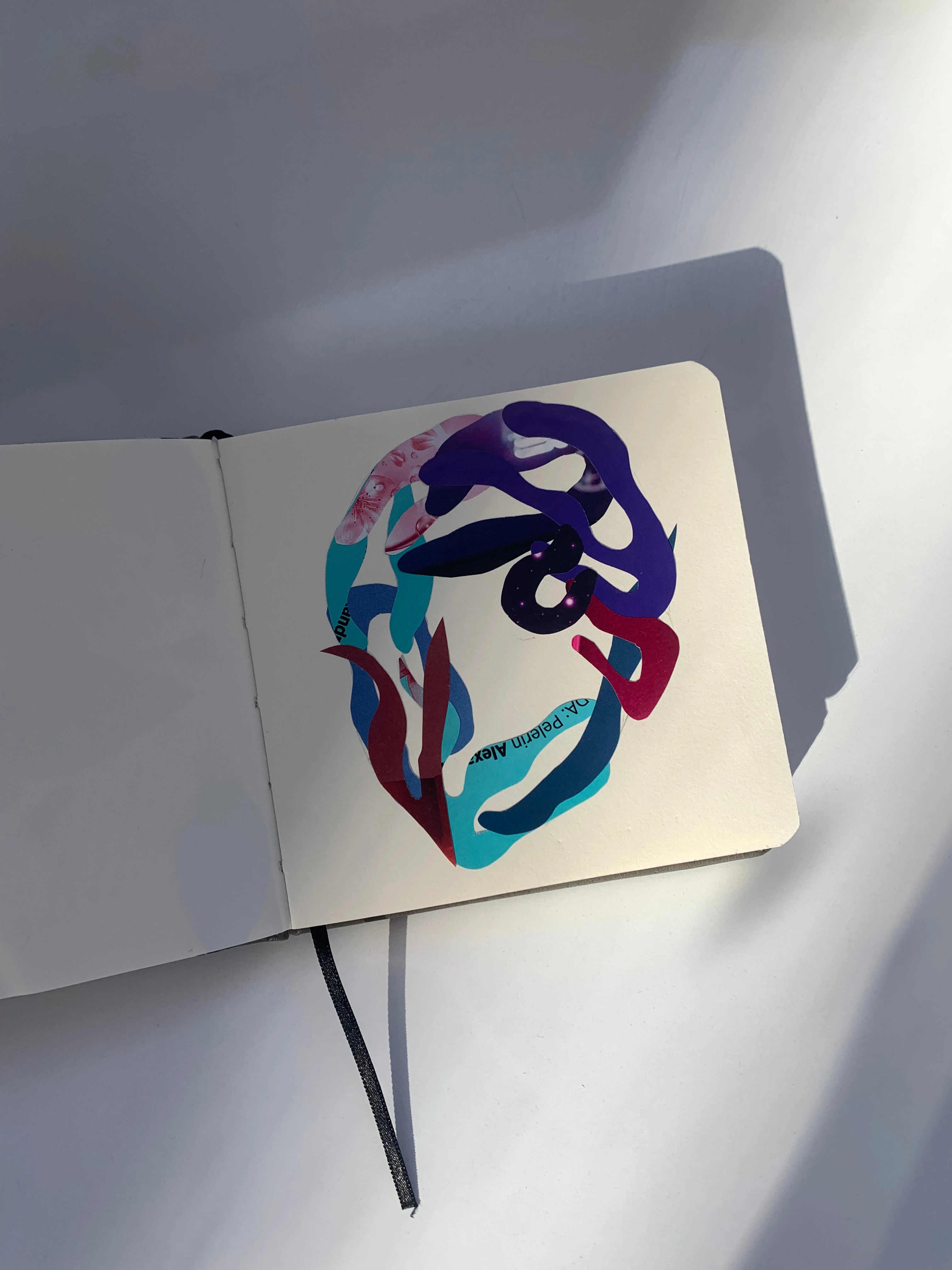 Analog collage for illustration