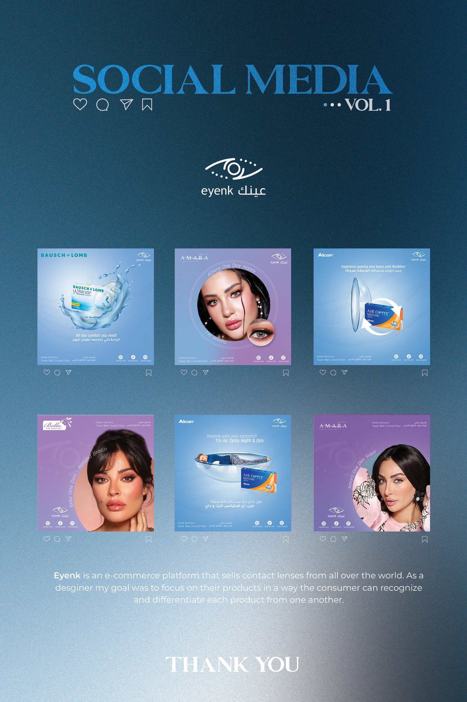 Few samples from the delivered designs. 