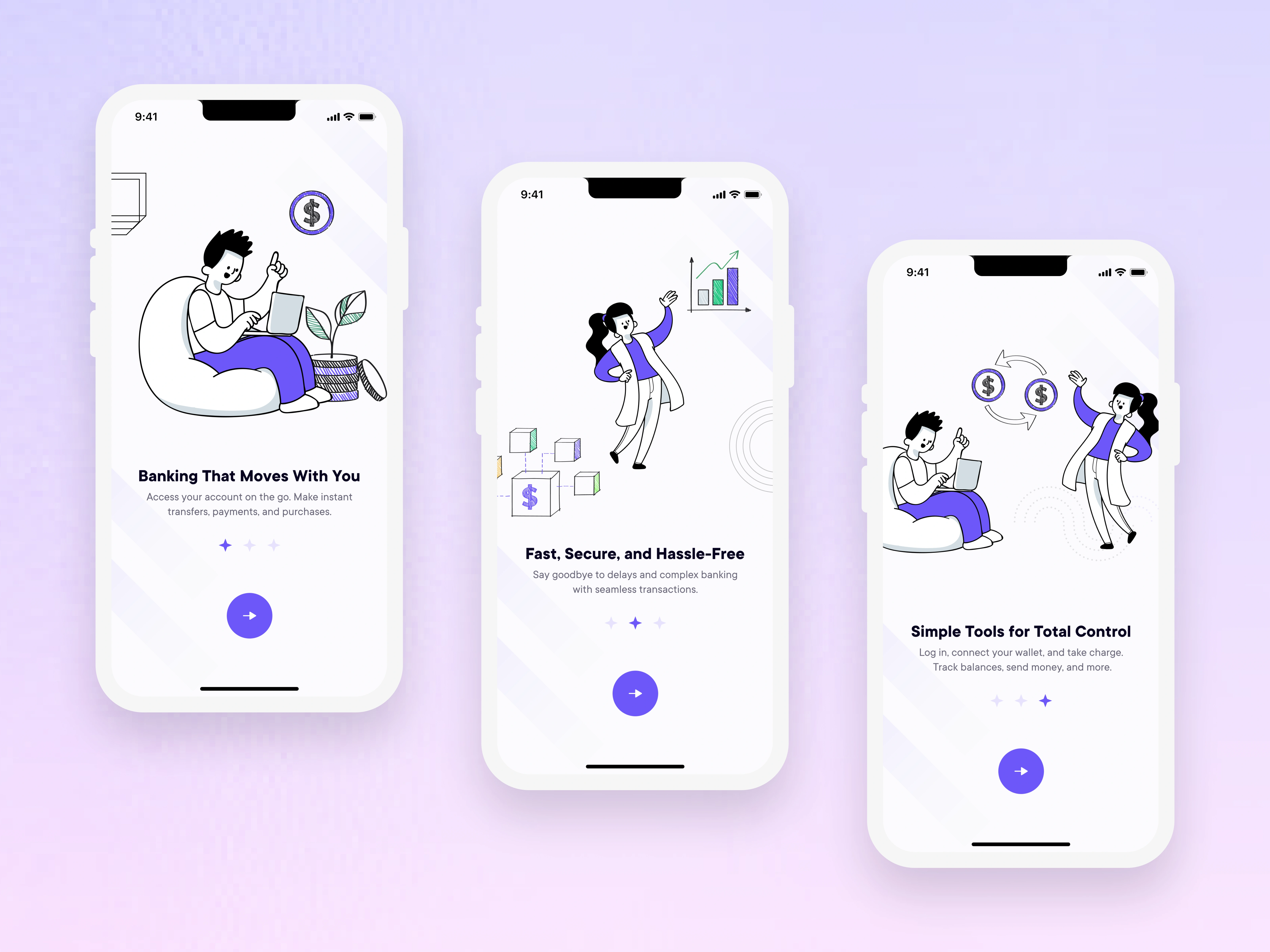 Fast, simple account setup