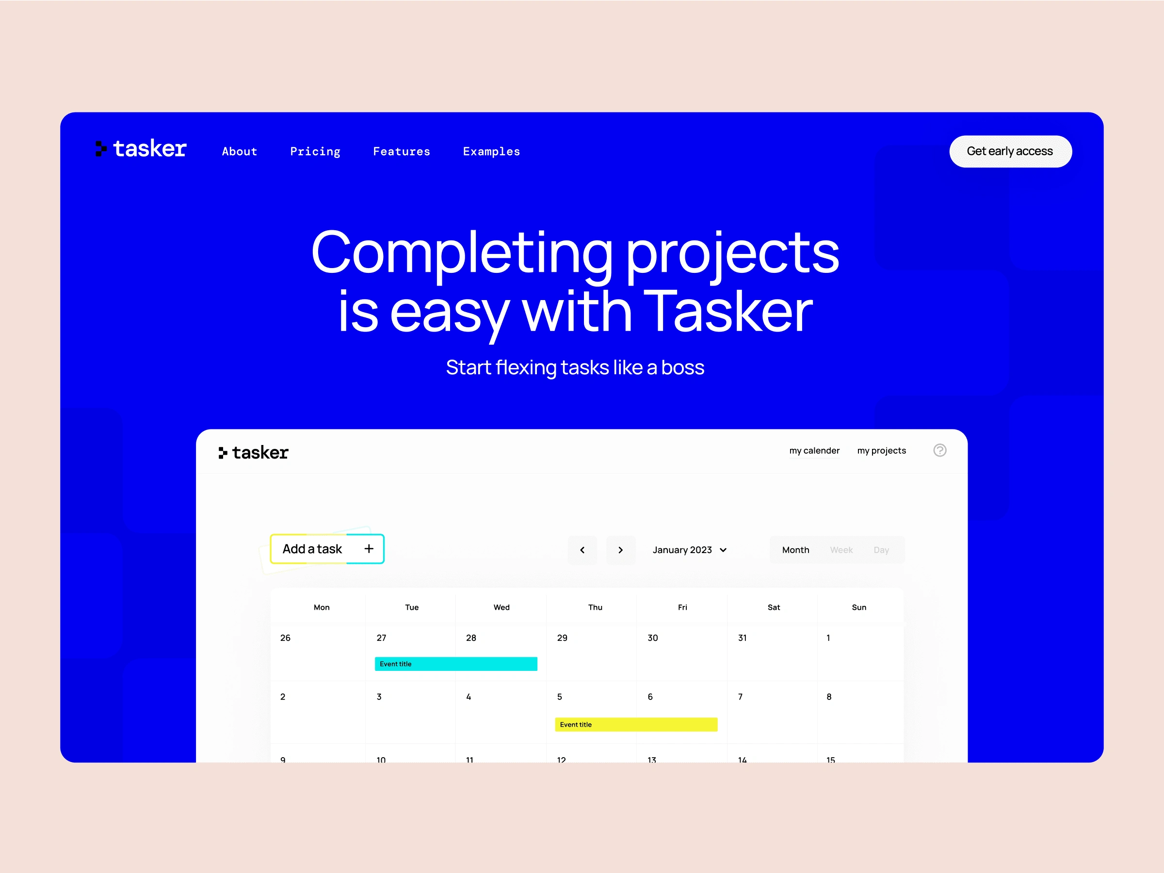 Marketing site hero exploration