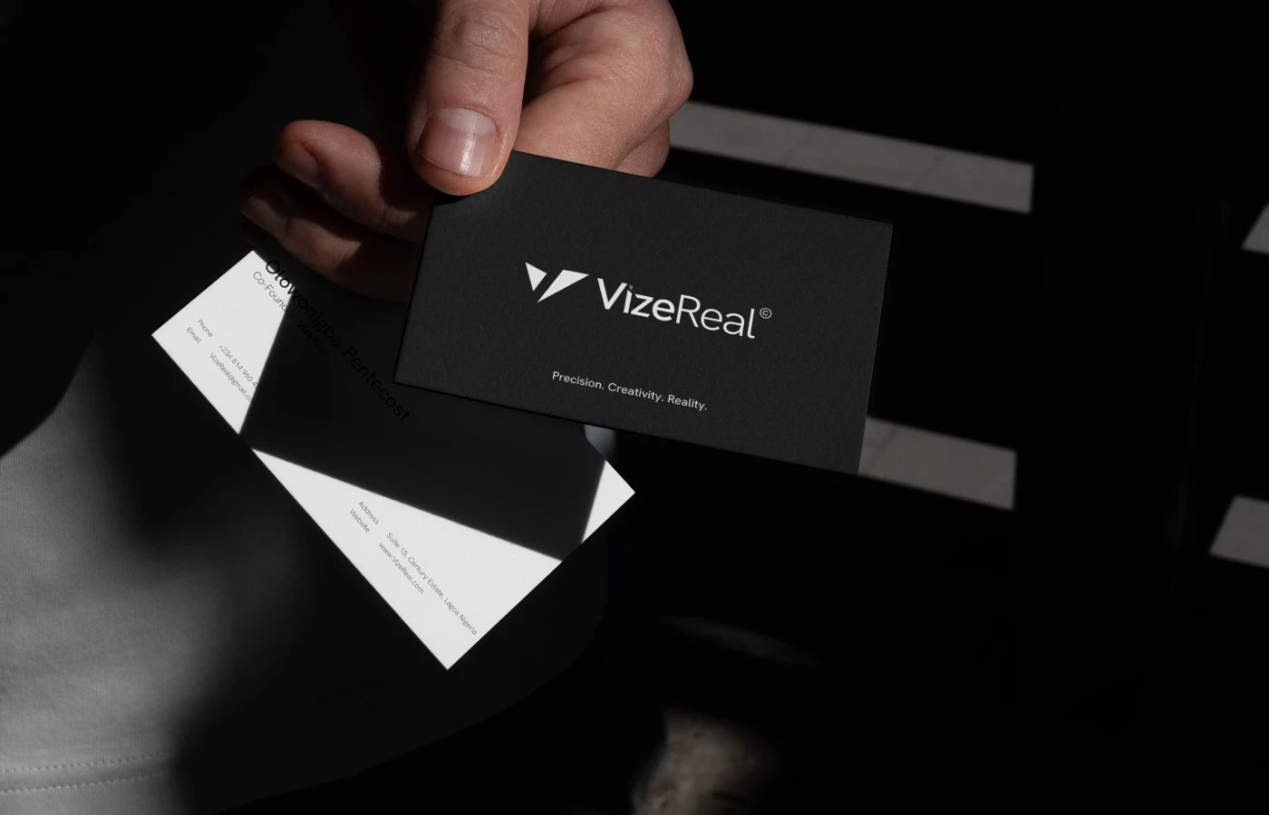 Business card mockup
