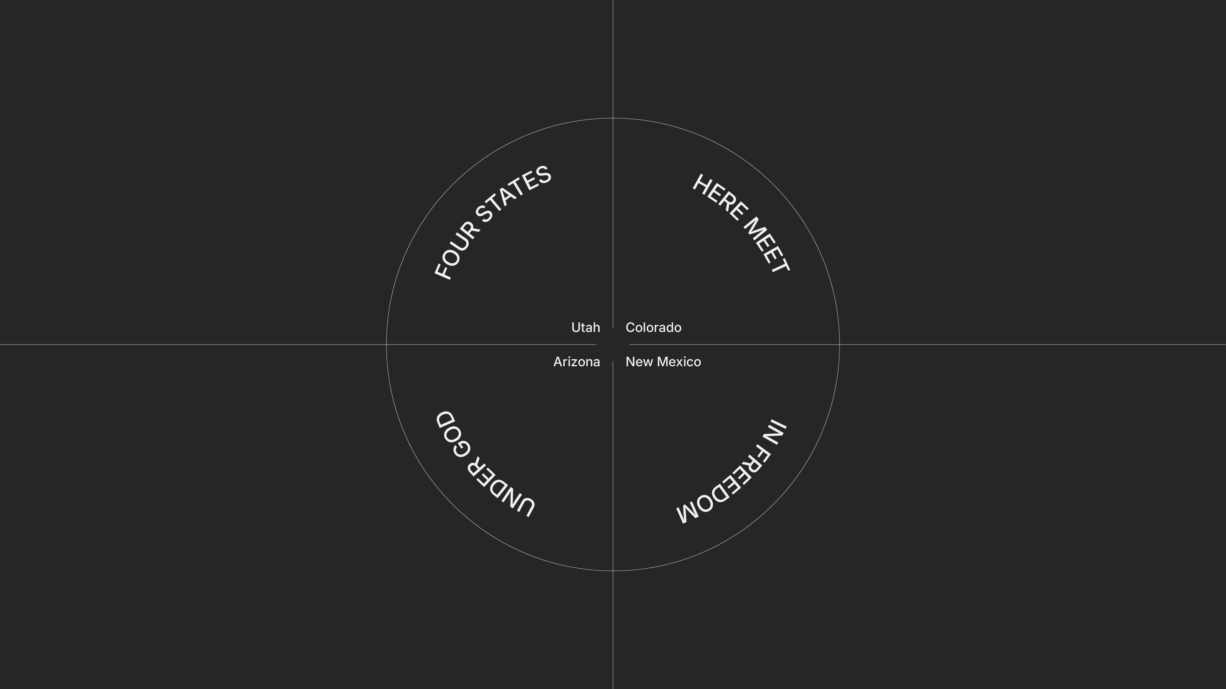 Strategic Logo Development: The Four Corners Sign. The client's territorial identity in Four Corners, Colorado, USA, was key. The logo was strategically designed to function as a singular unit of solidity while being conceptually composed of four interconnected parts. This visual foundation represents both the precision and regional belonging essential to GD88's operations