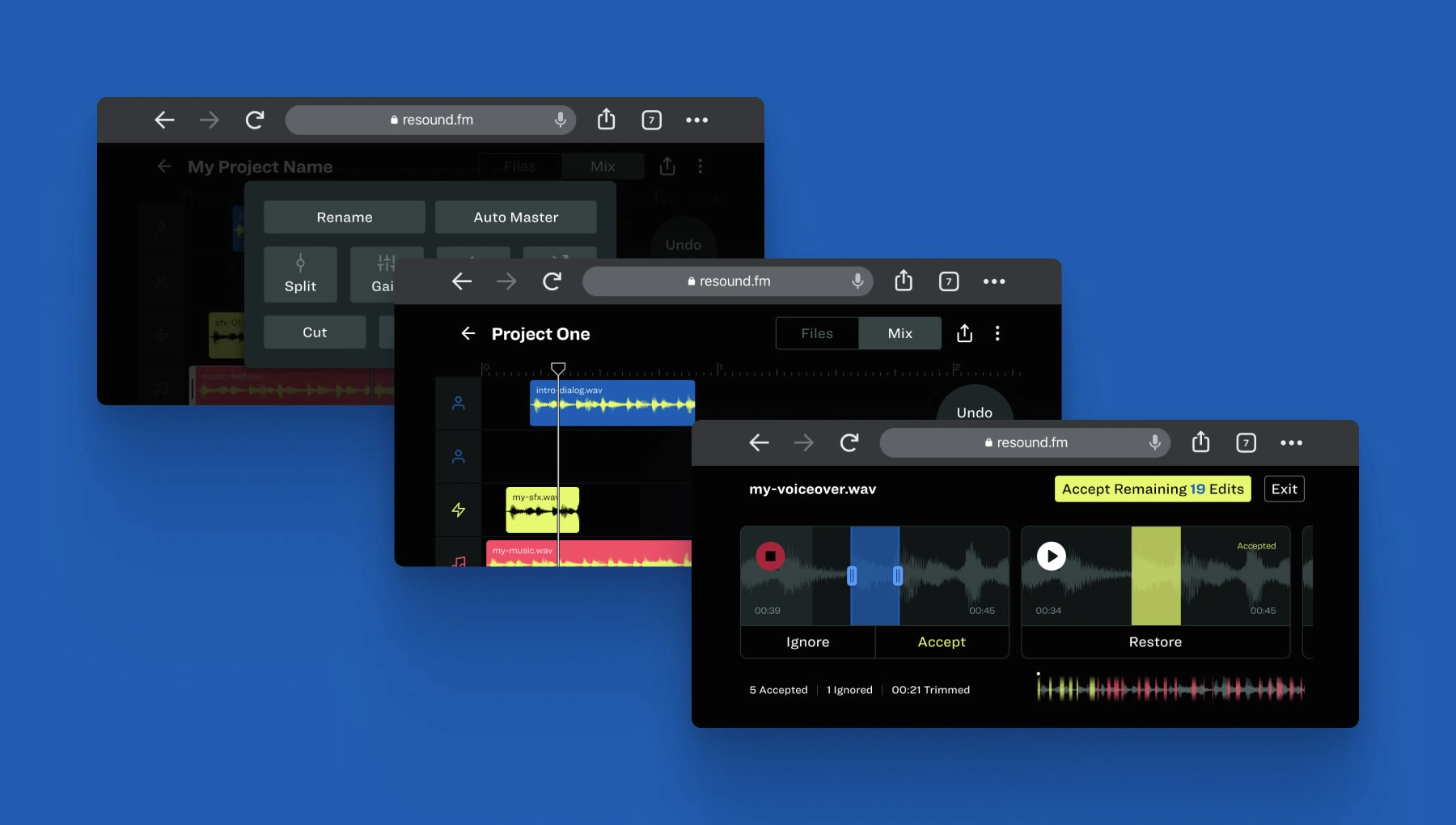 Early design exploration for a mobile-first creator app.