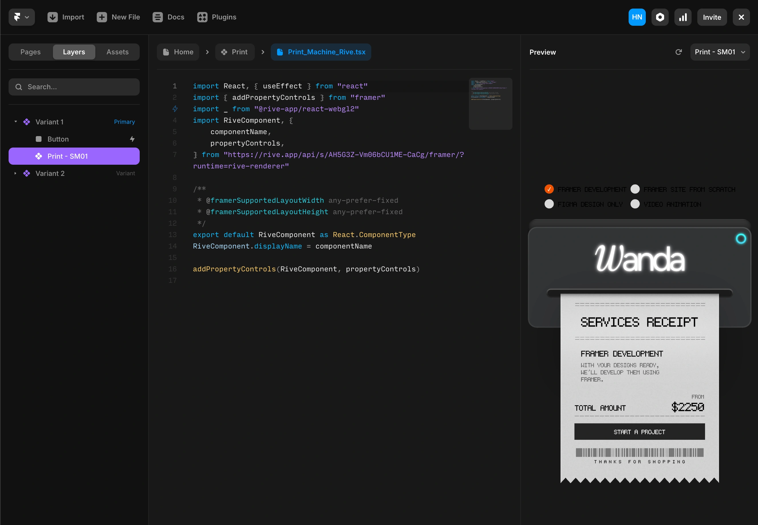Framer Component