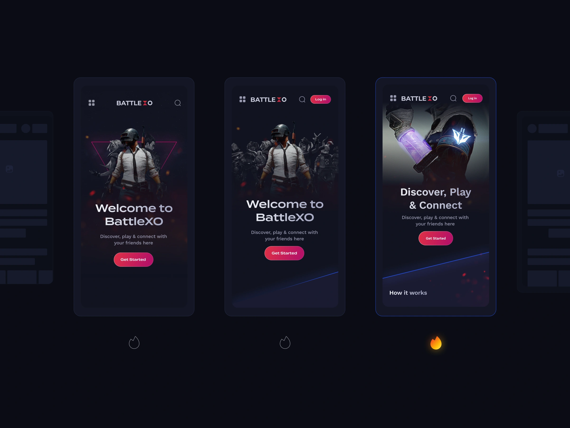 Landing page design exploration