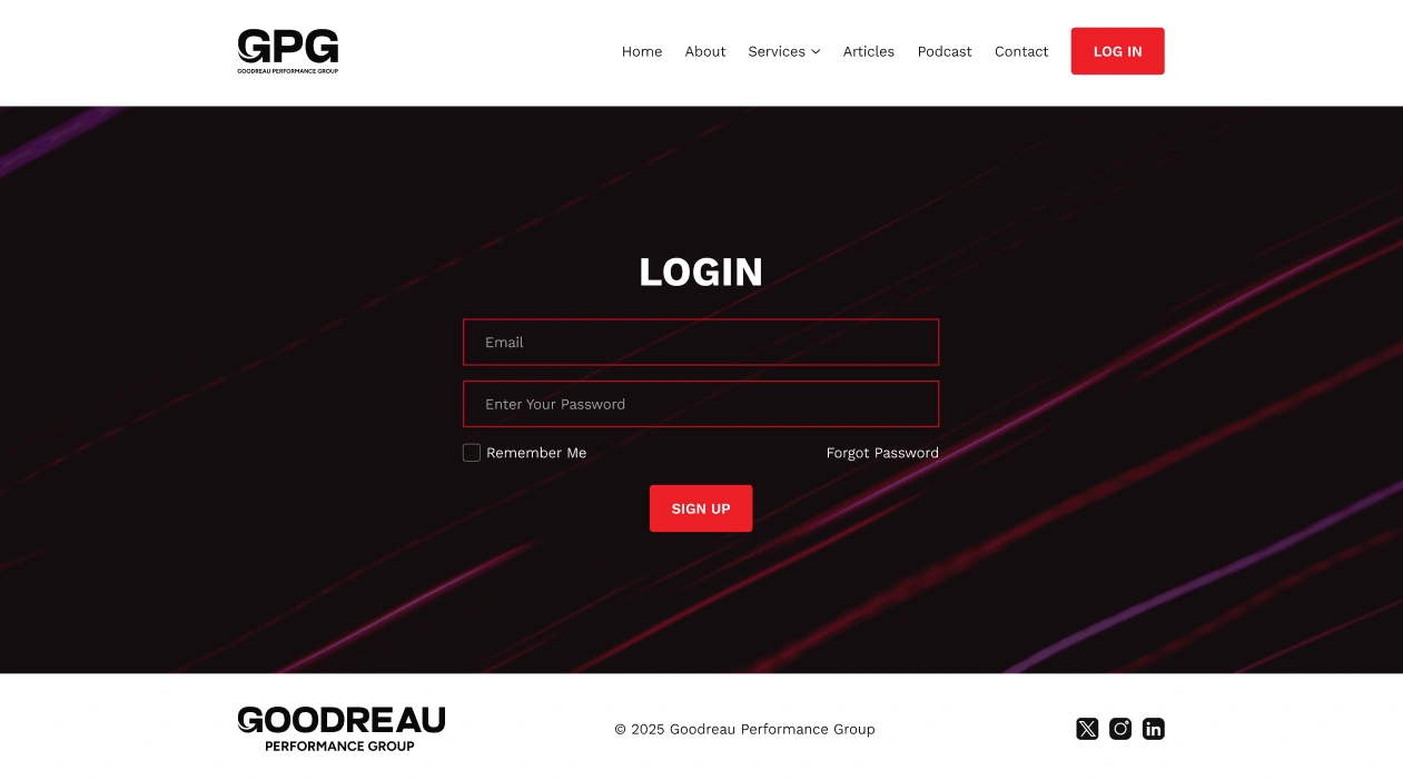 Login Page