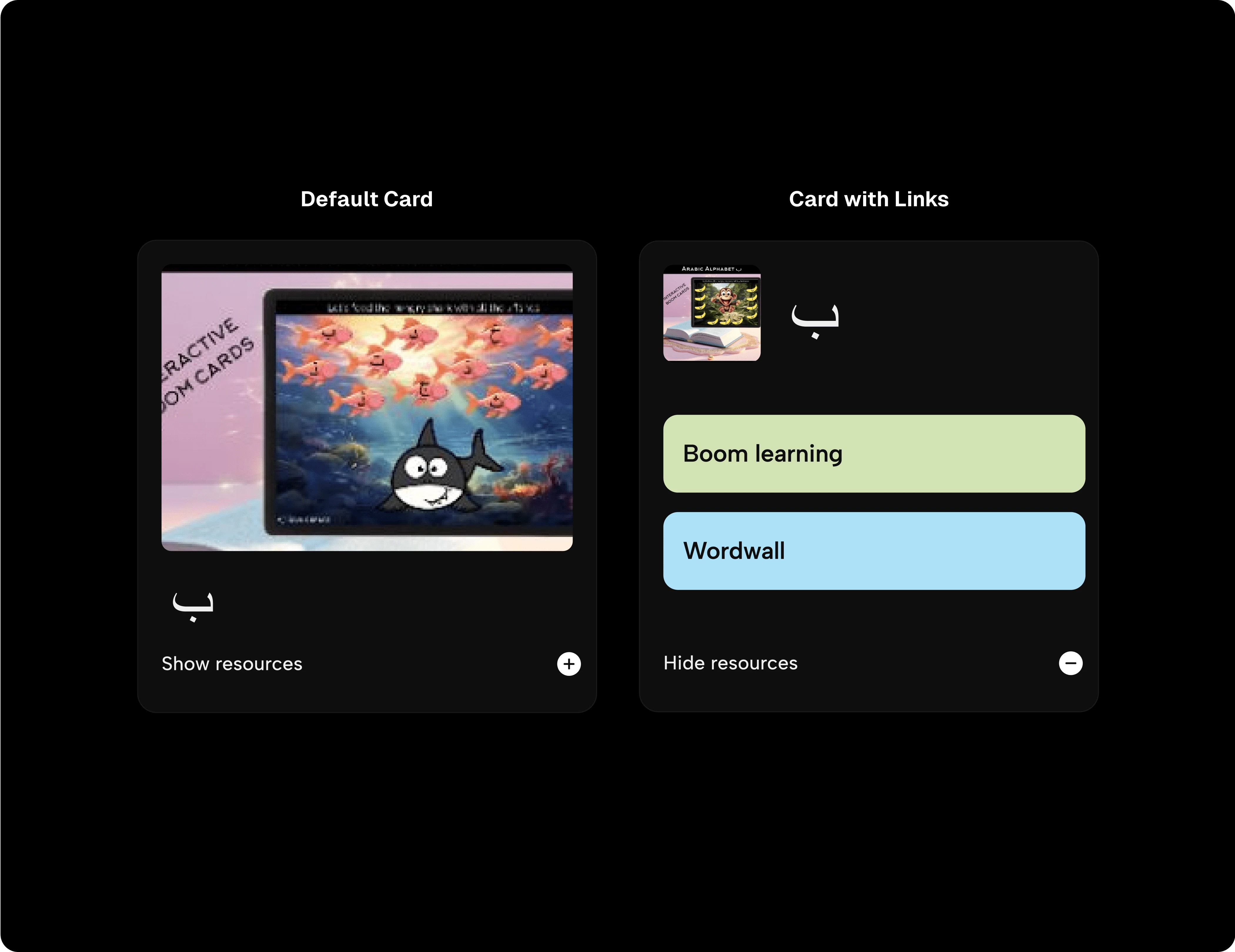 Resource Card Component Powered by CMS