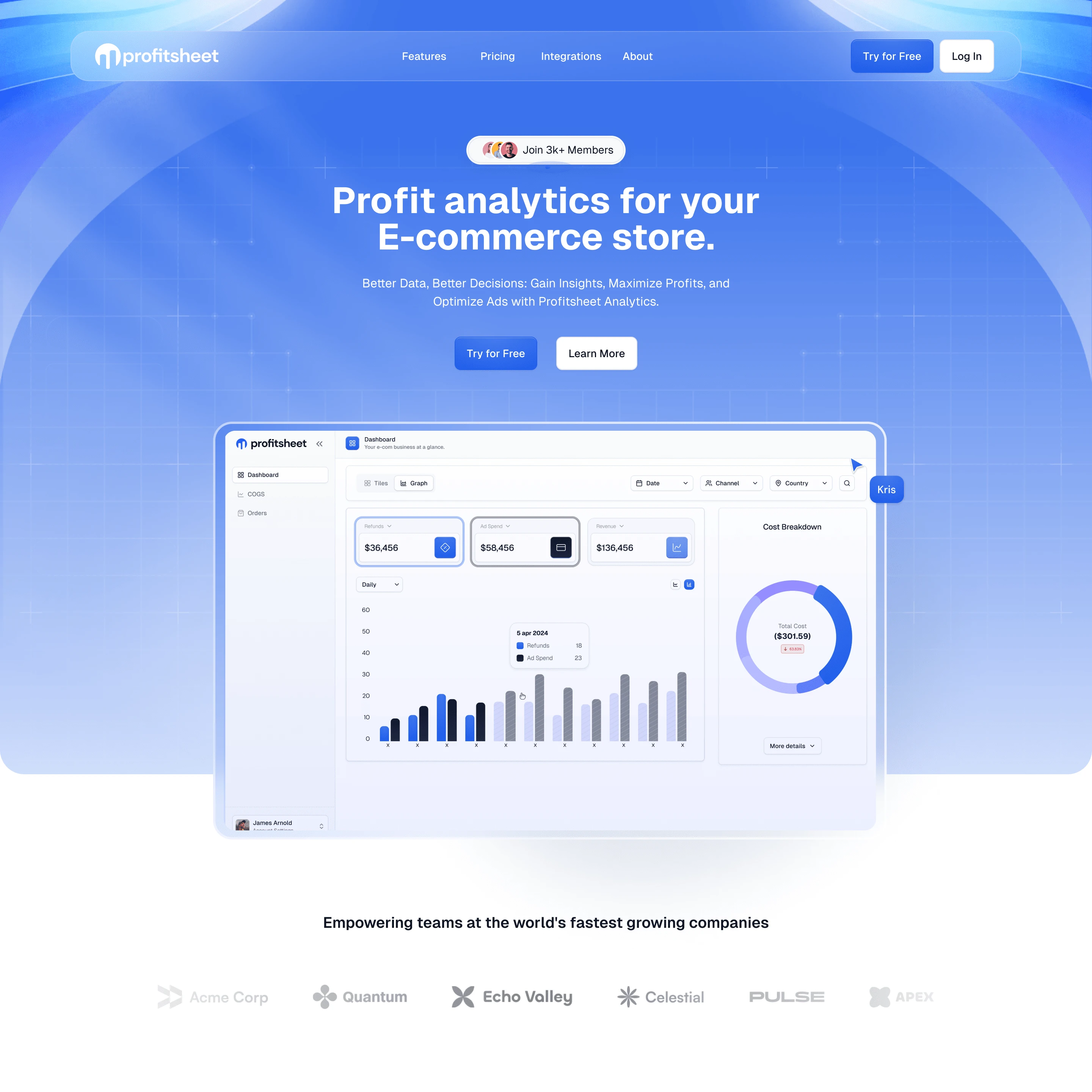 Entire New Landing Page
