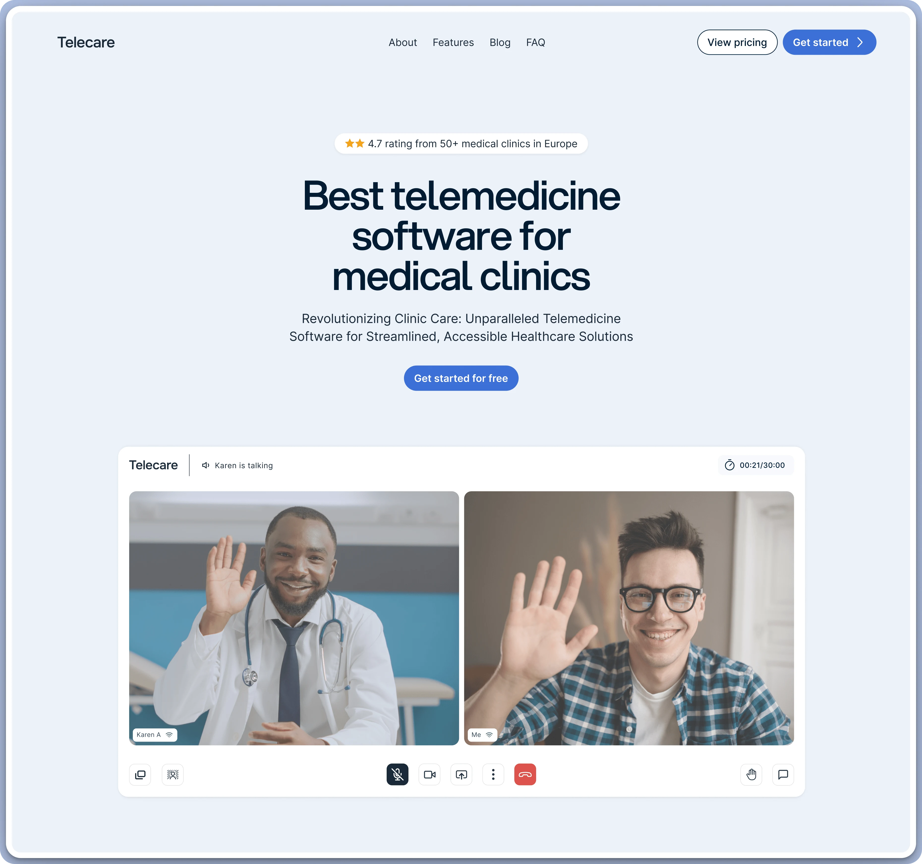 Telemedicine Landing Page