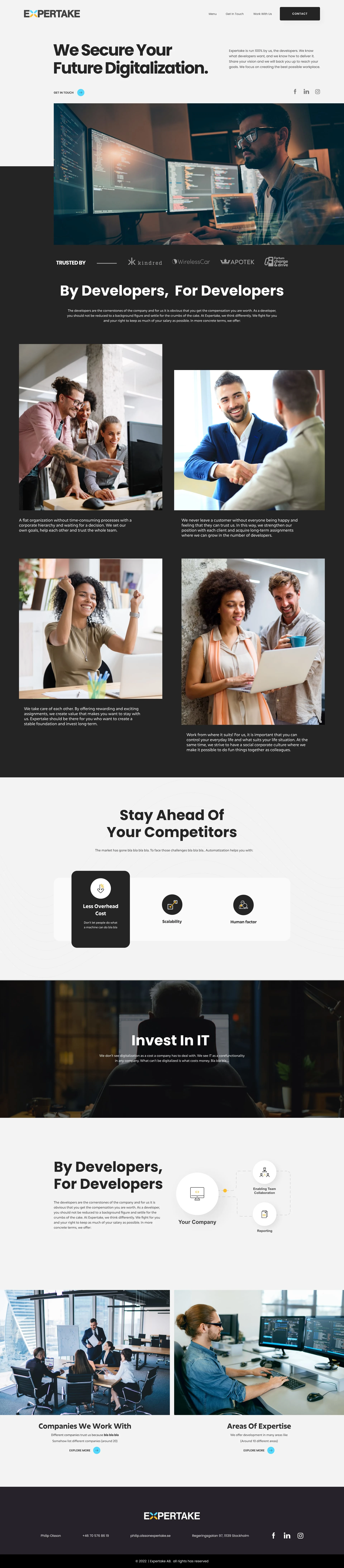 Expertake (B2B Tech/Developer Services)